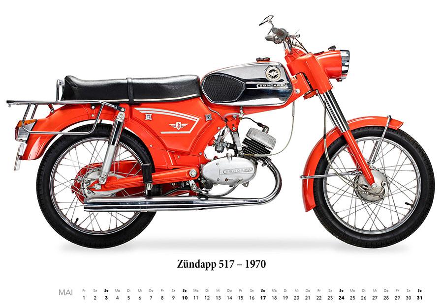 Beispielinhalt (Bild) Zündapp Kalender 2026