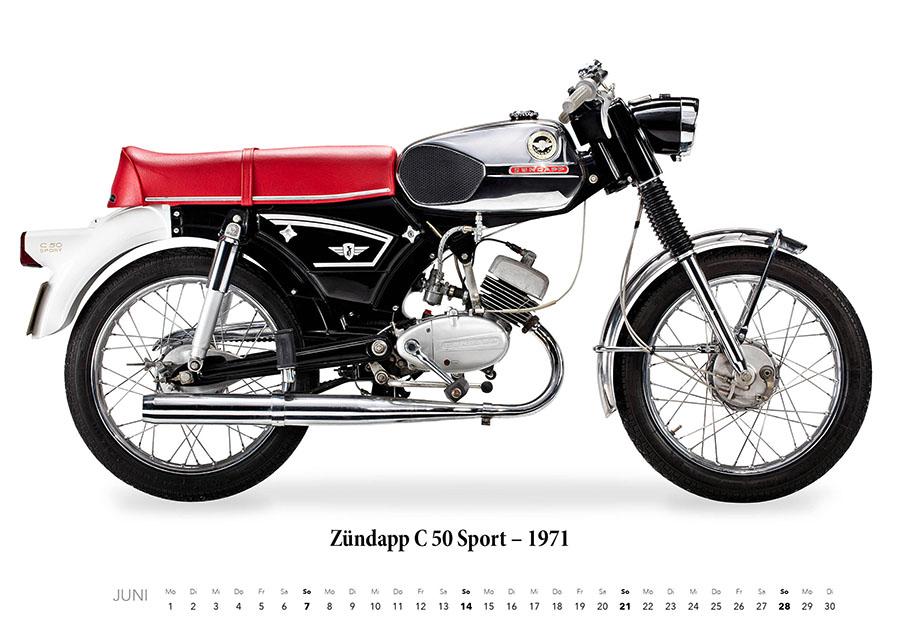 Beispielinhalt (Bild) Zündapp Kalender 2026