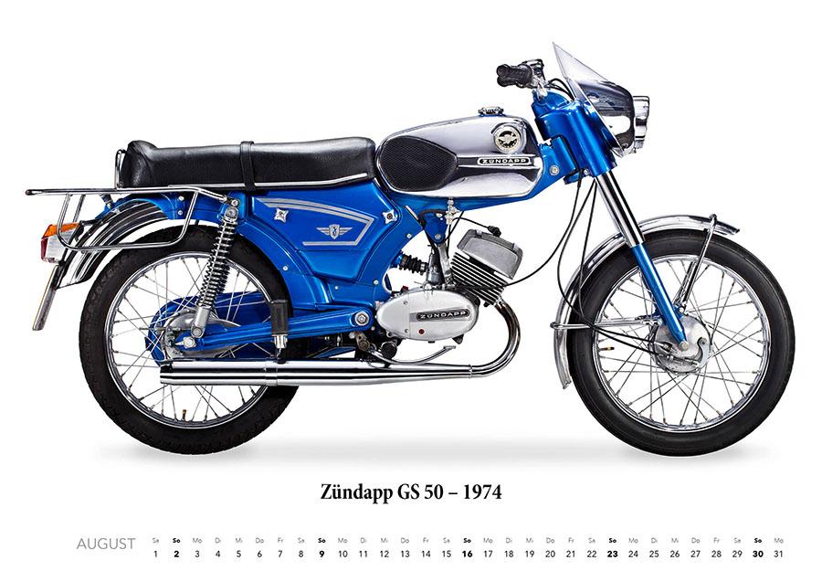 Beispielinhalt (Bild) Zündapp Kalender 2026