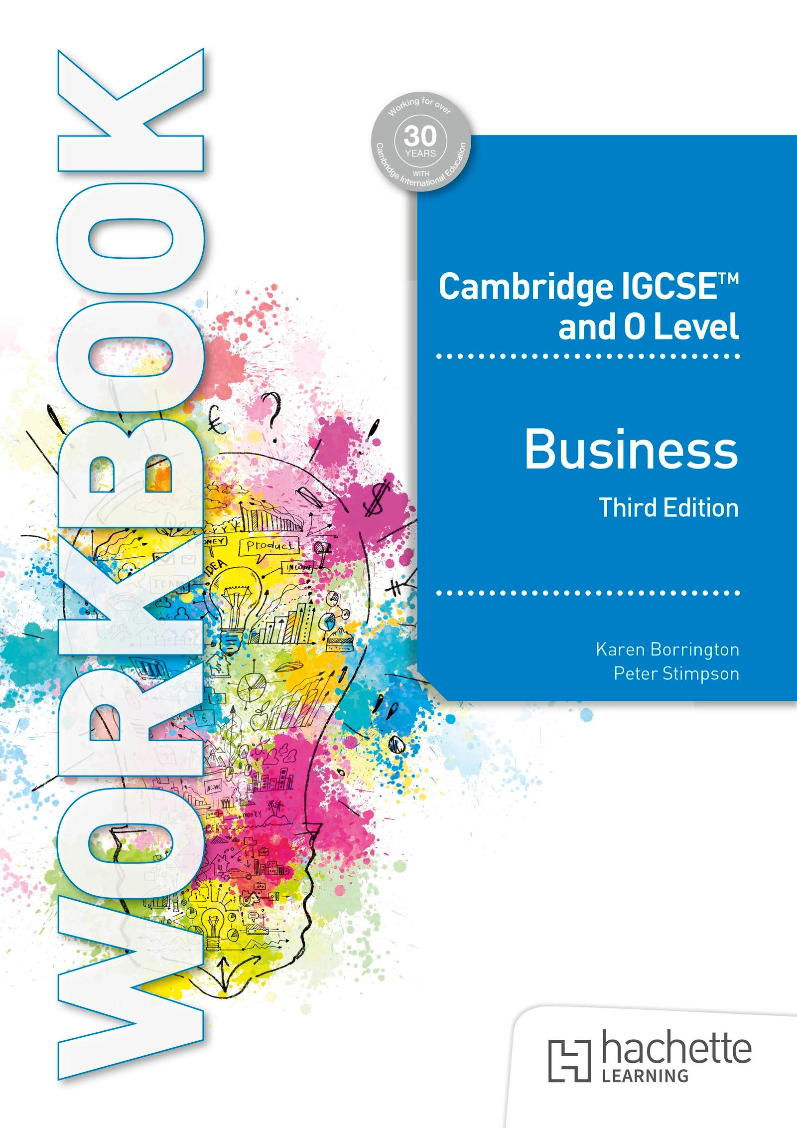 Vorderes Coverbild Cambridge IGCSE and O Level Business Workbook