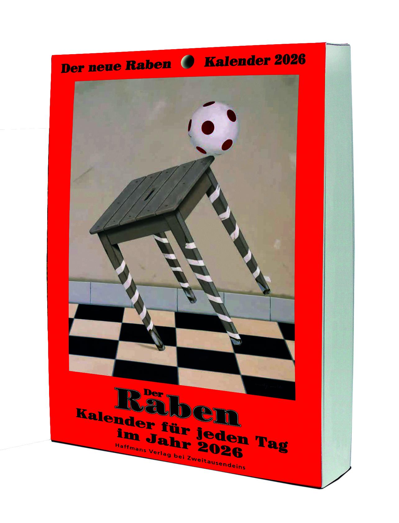 Vorderes Coverbild Der Raben-Kalender 2026