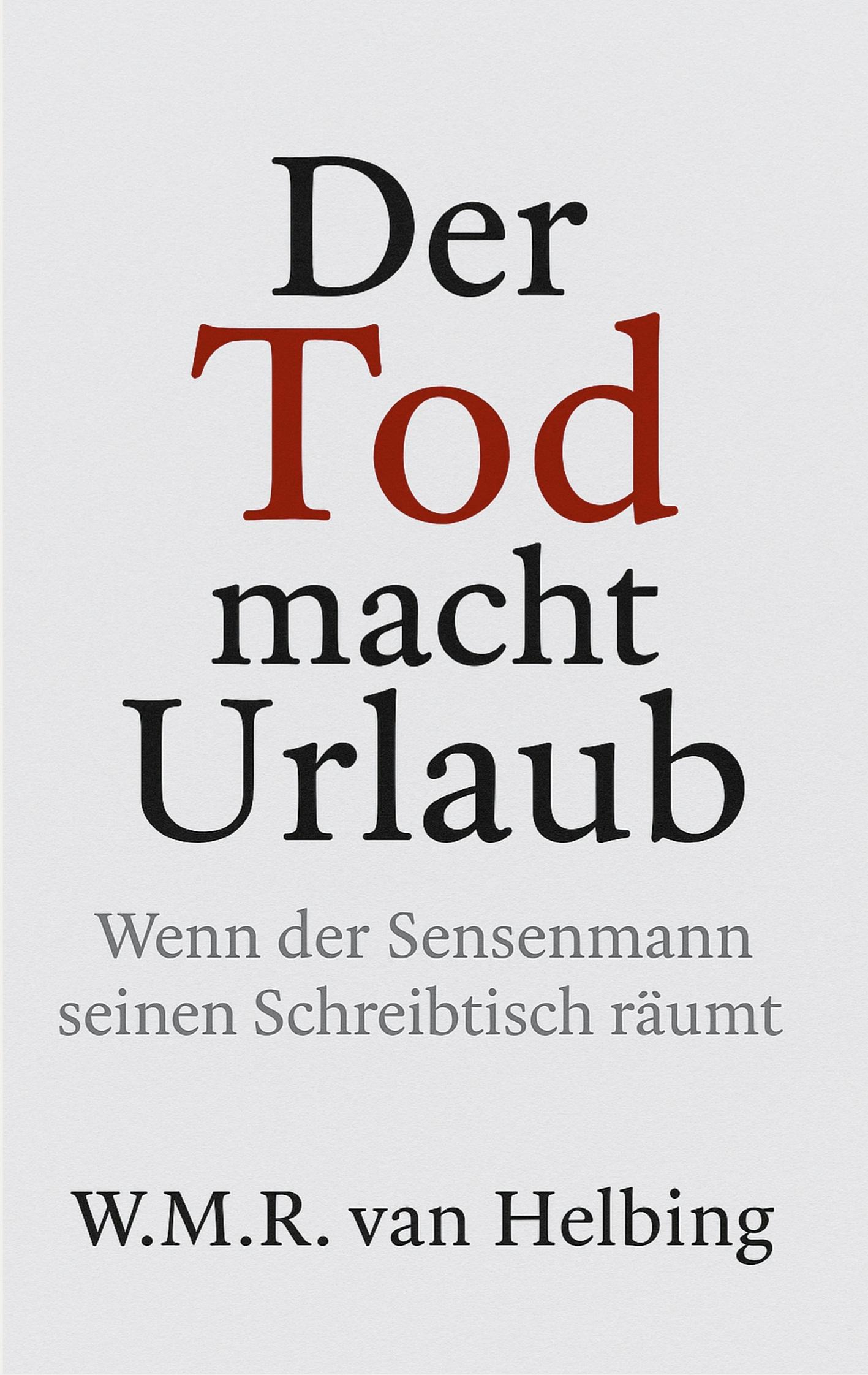 Vorderes Coverbild Der Tod macht Urlaub