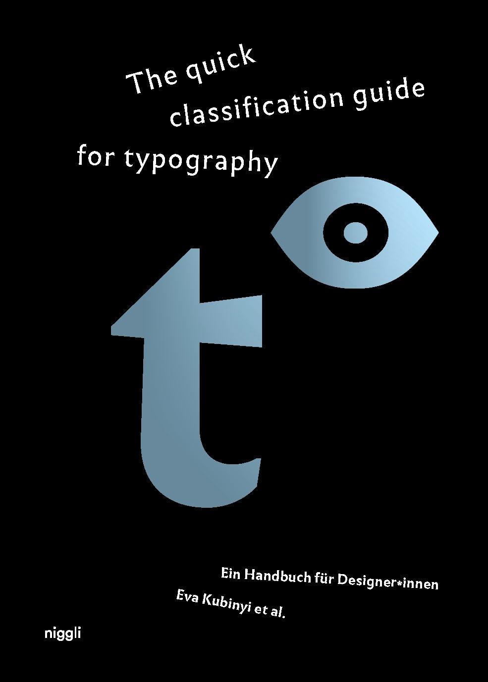 Vorderes Coverbild The quick classification guide for typography