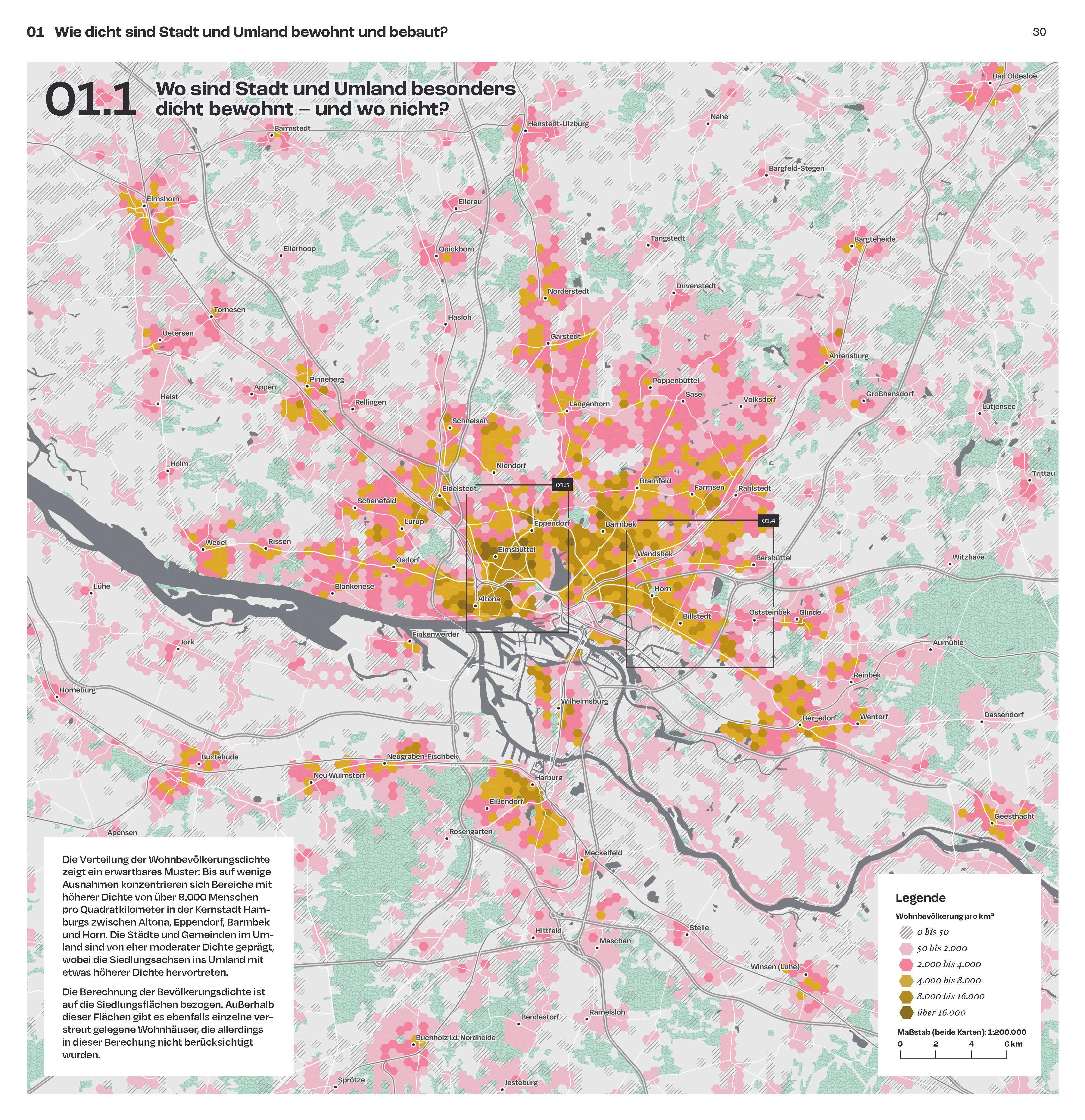 Beispielinhalt (Bild) Stadt-Umland-Atlas Hamburg