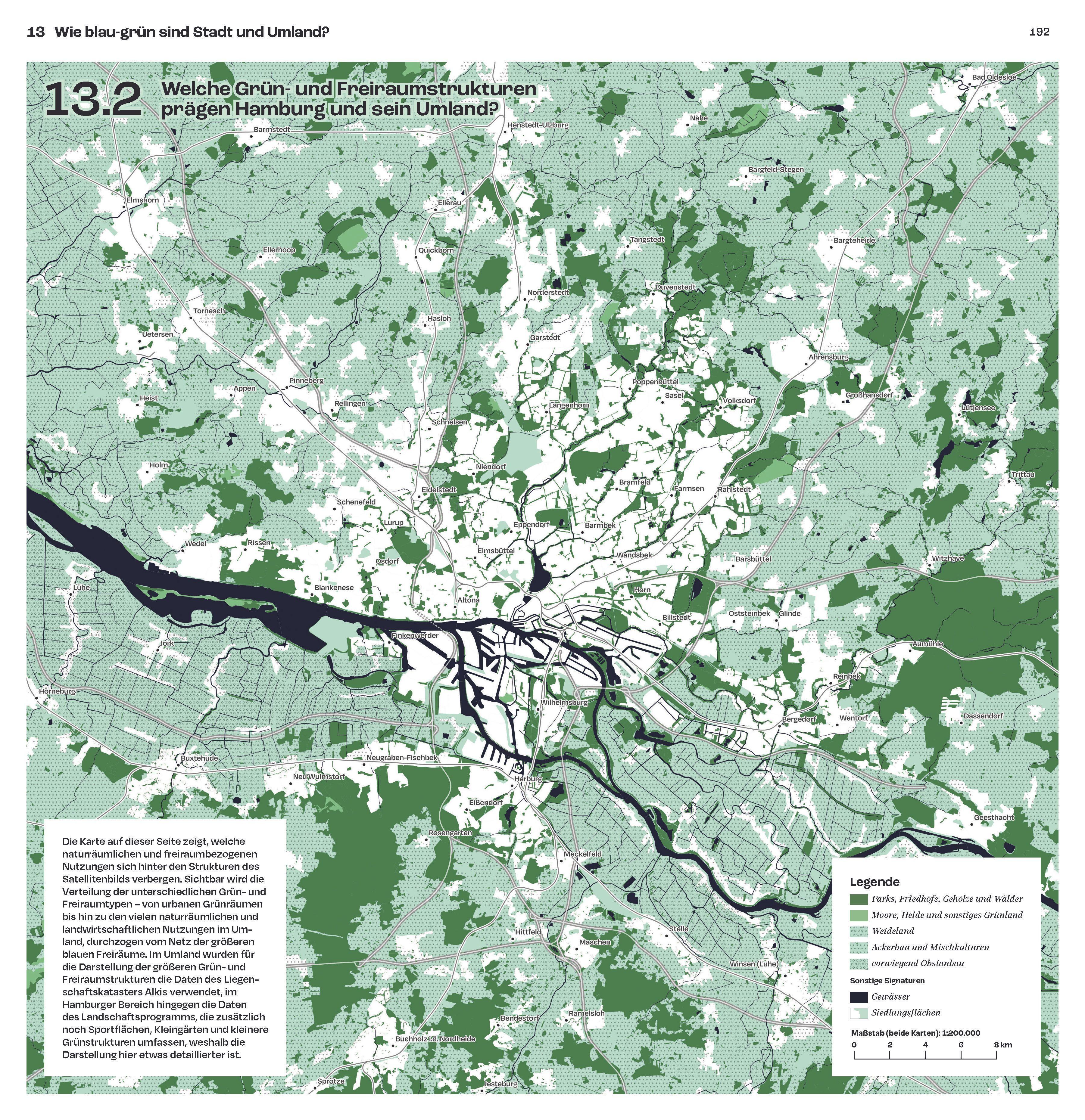 Beispielinhalt (Bild) Stadt-Umland-Atlas Hamburg