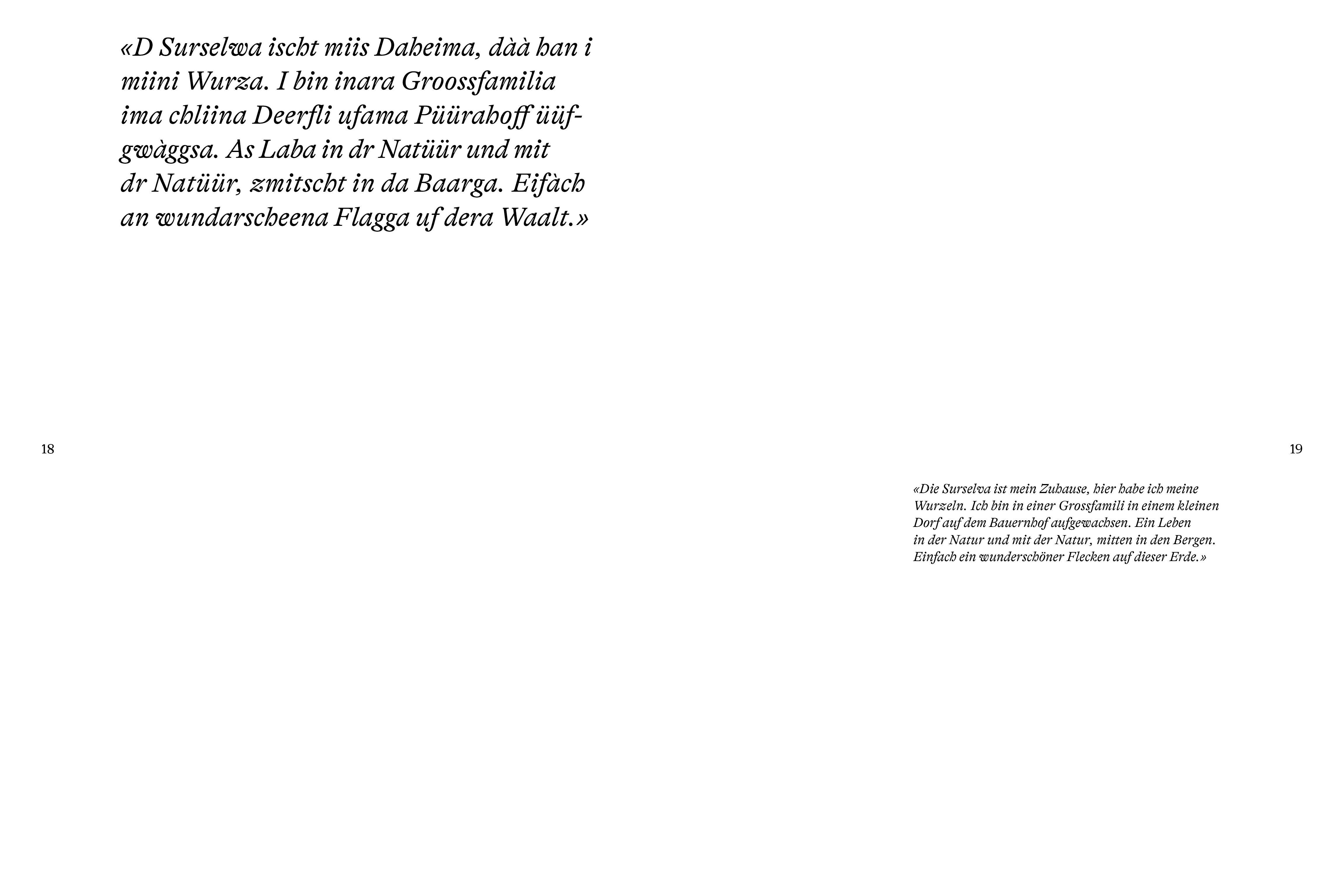 Beispielinhalt (Bild) Lebensraum Surselva