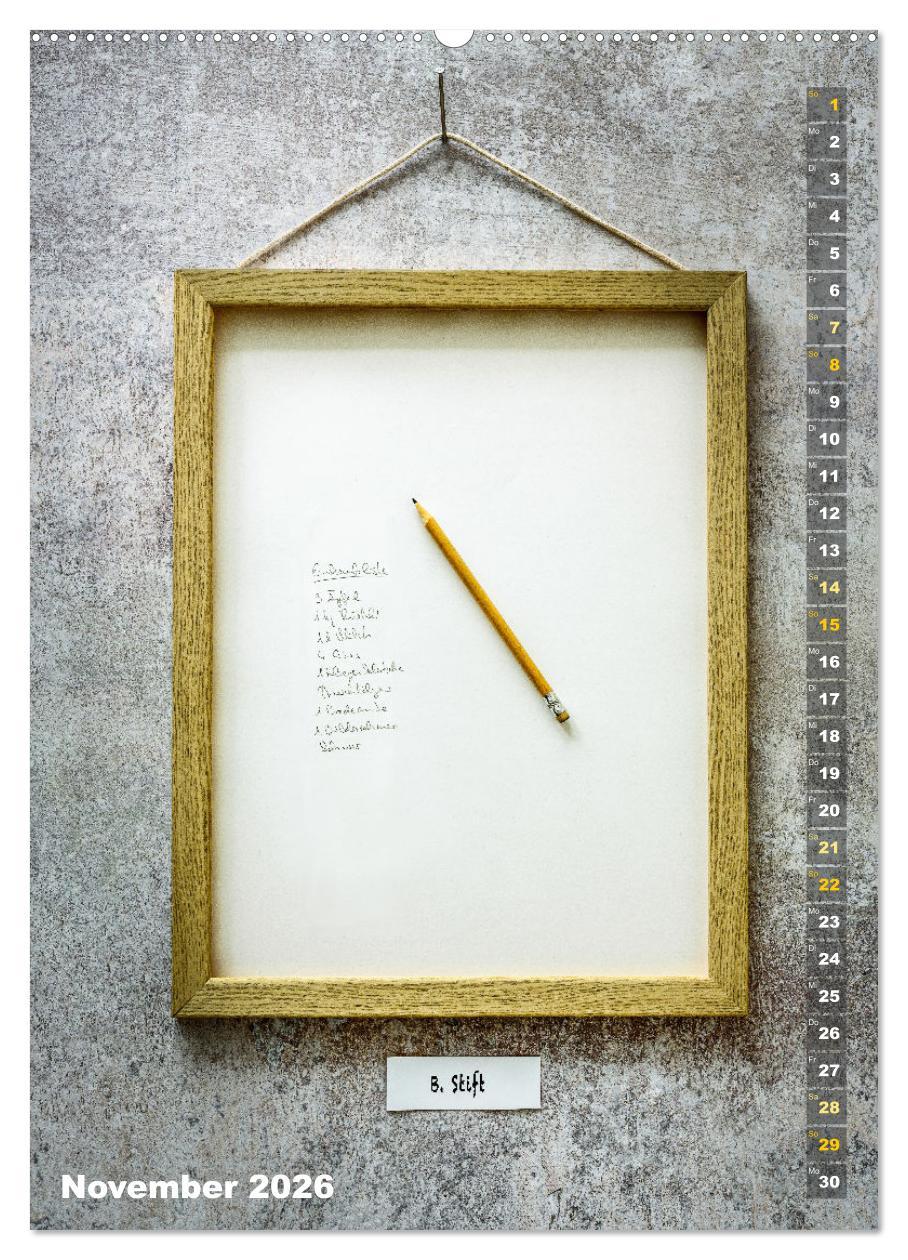 Beispielinhalt (Bild) Mitarbeiter des Monats (Wandkalender 2026 DIN A2 hoch), CALVENDO Monatskalender