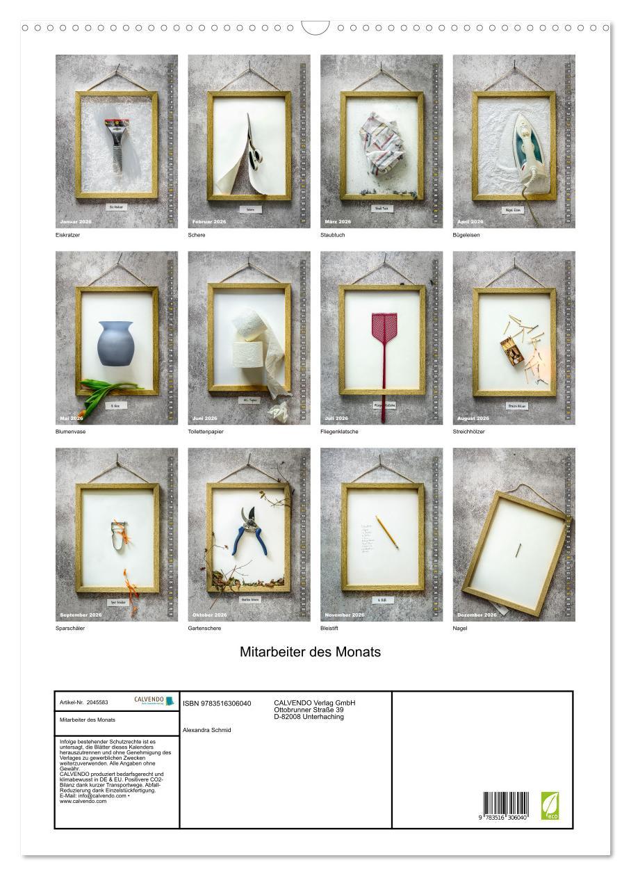 Beispielinhalt (Bild) Mitarbeiter des Monats (Wandkalender 2026 DIN A2 hoch), CALVENDO Monatskalender