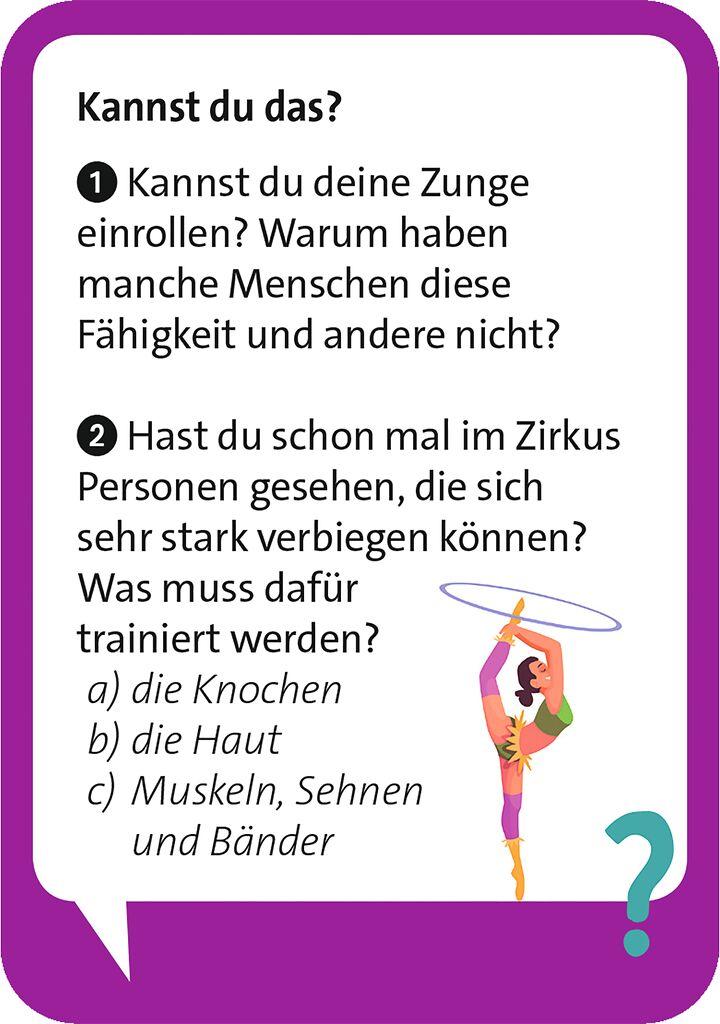 Beispielinhalt (Bild) Pocket Quiz junior Unser Körper