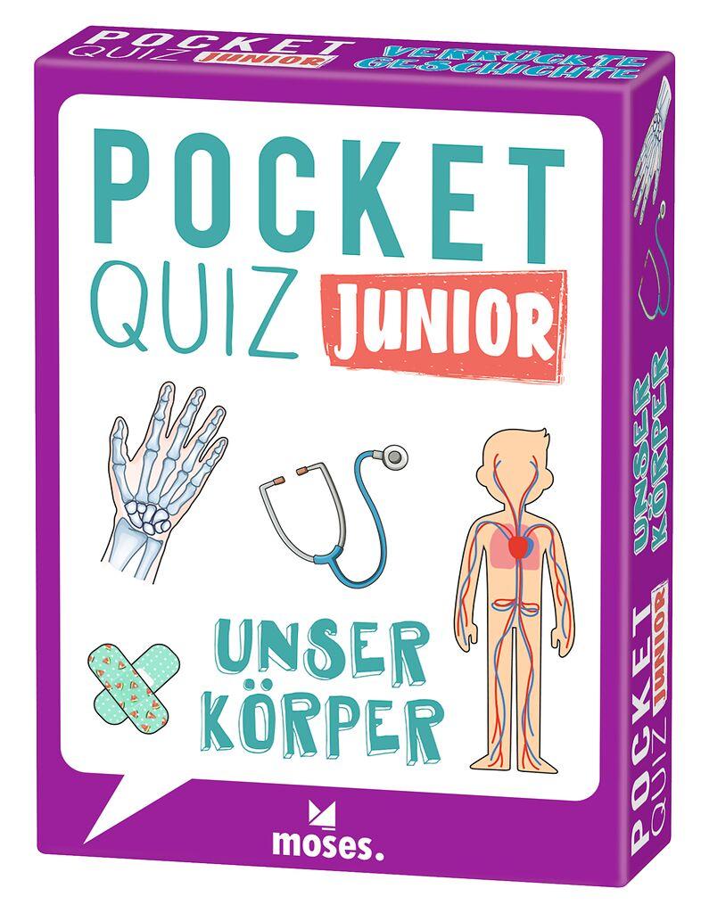 Vorderes Coverbild Pocket Quiz junior Unser Körper