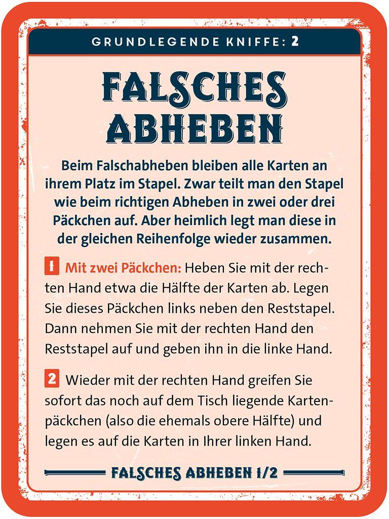 Beispielinhalt (Bild) Die magische Welt der Kartentricks