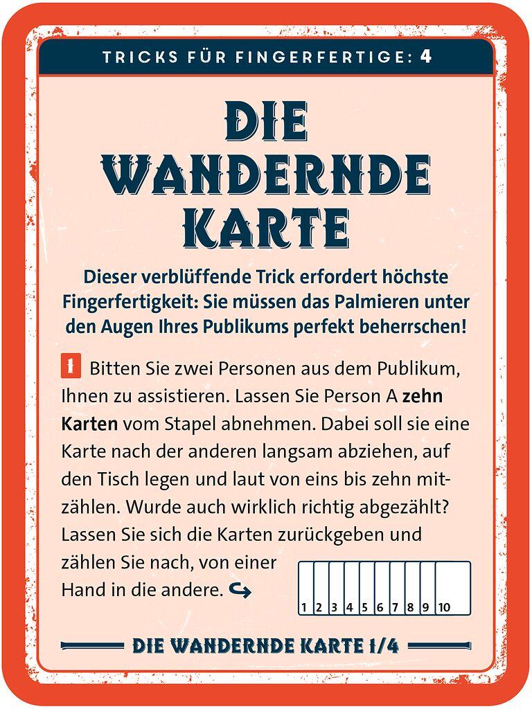 Beispielinhalt (Bild) Die magische Welt der Kartentricks