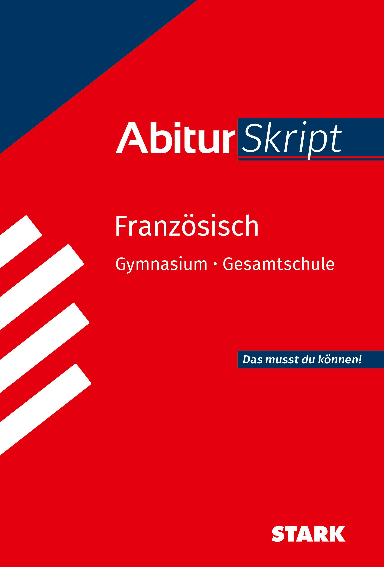 Vorderes Coverbild STARK Französisch - AbiturSkript