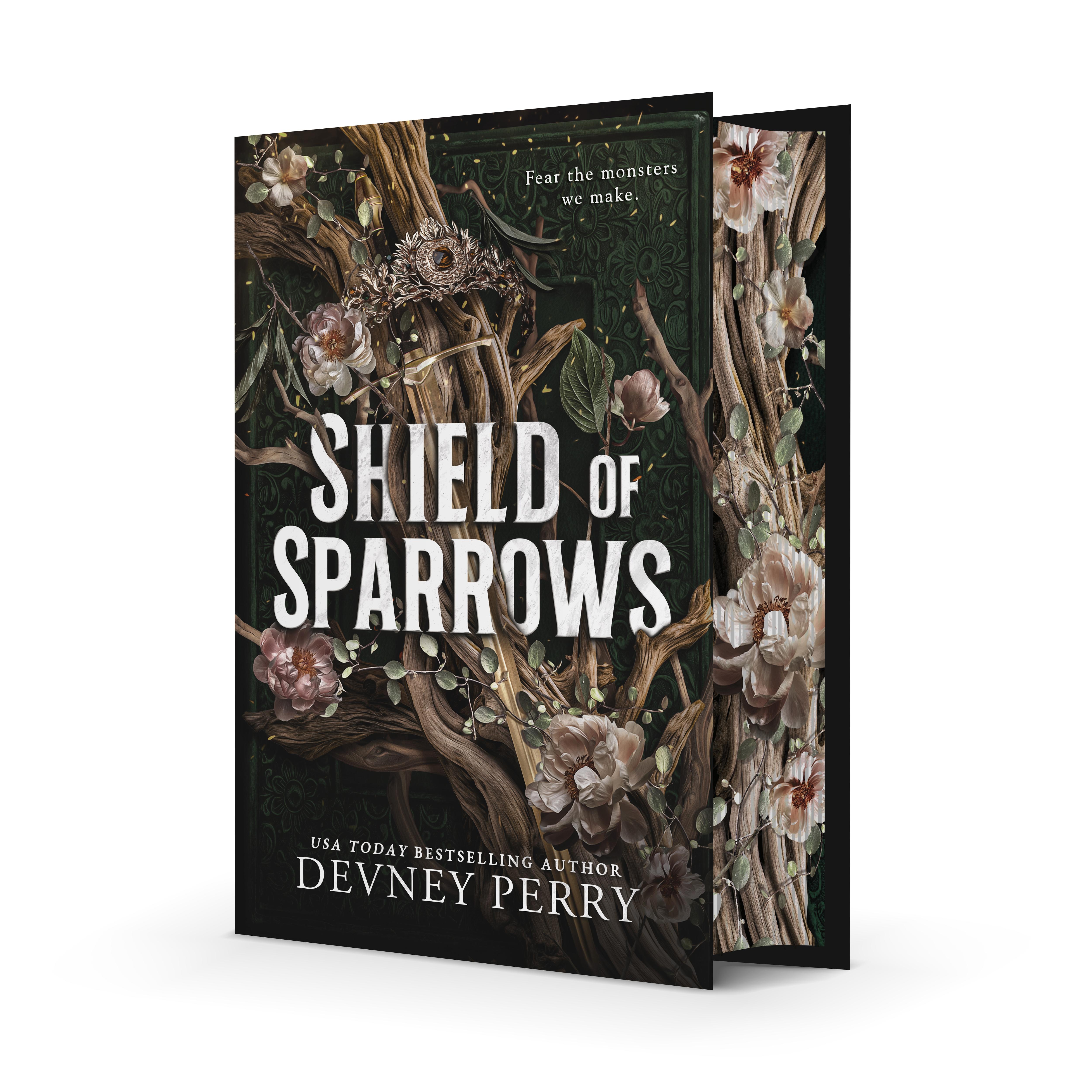 Vorderes Coverbild Shield of Sparrows. Limited Edition