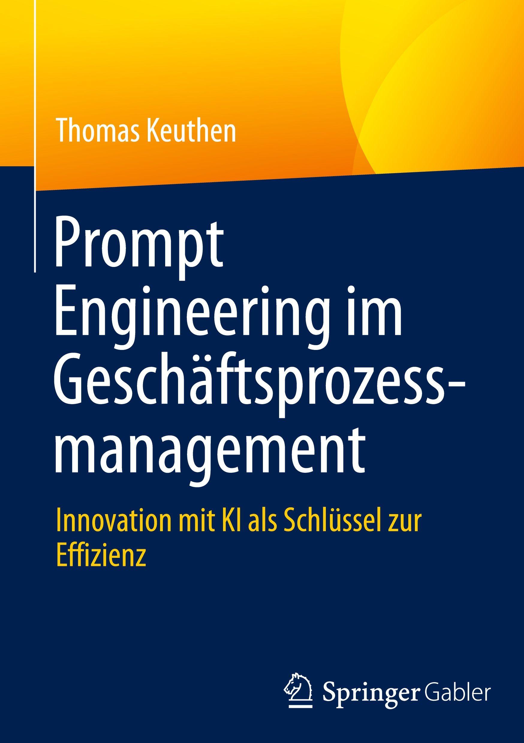 Vorderes Coverbild Prompt Engineering im Geschäftsprozessmanagement
