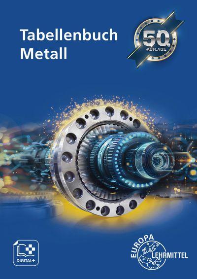 Vorderes Coverbild Tabellenbuch Metall ohne Formelsammlung
