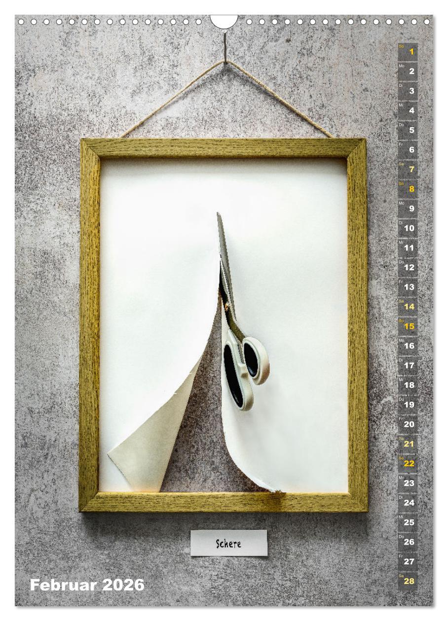 Beispielinhalt (Bild) Mitarbeiter des Monats (Wandkalender 2026 DIN A3 hoch), CALVENDO Monatskalender