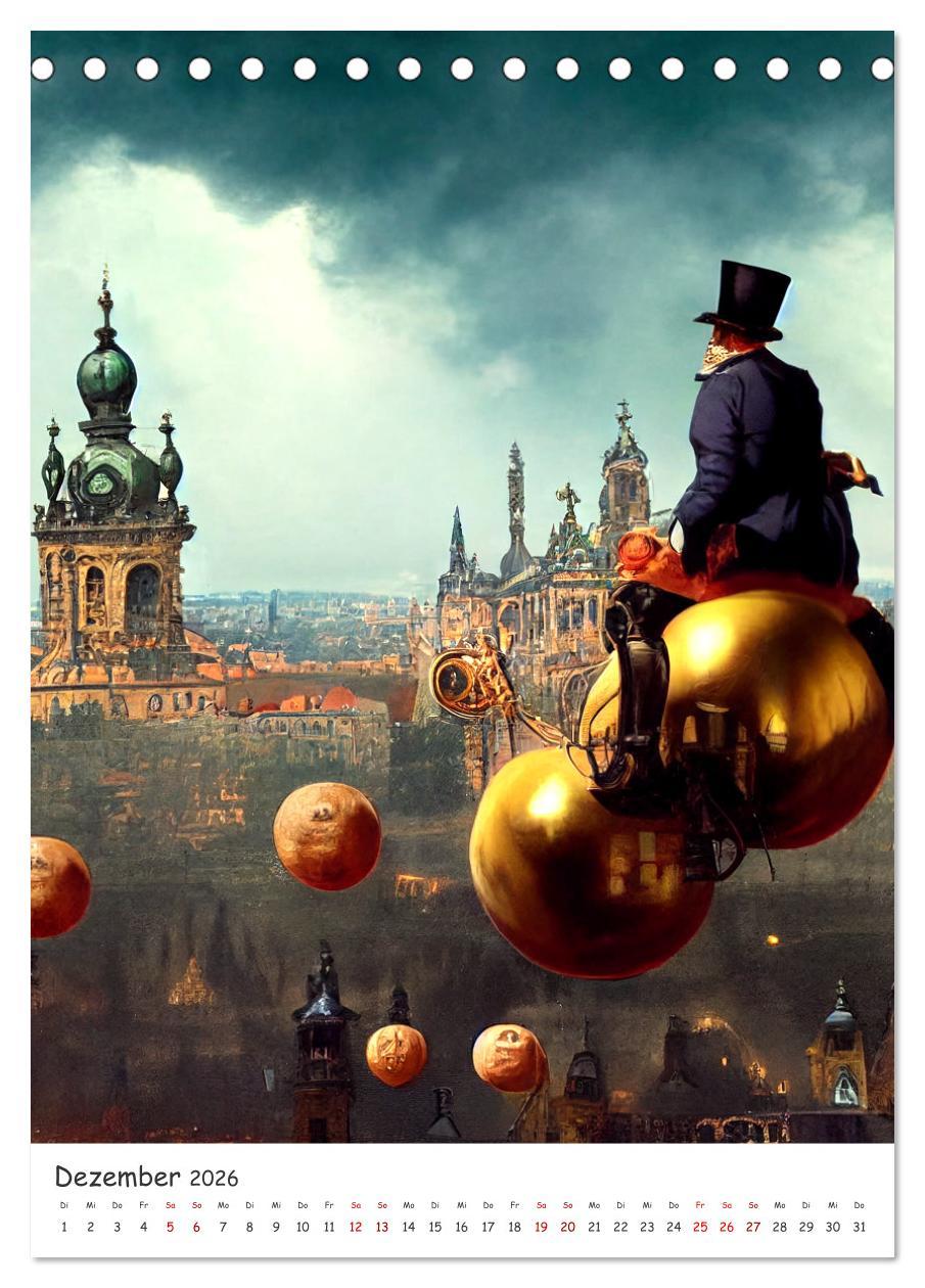 Beispielinhalt (Bild) Deutsche Märchen (Tischkalender 2026 DIN A5 hoch), CALVENDO Monatskalender