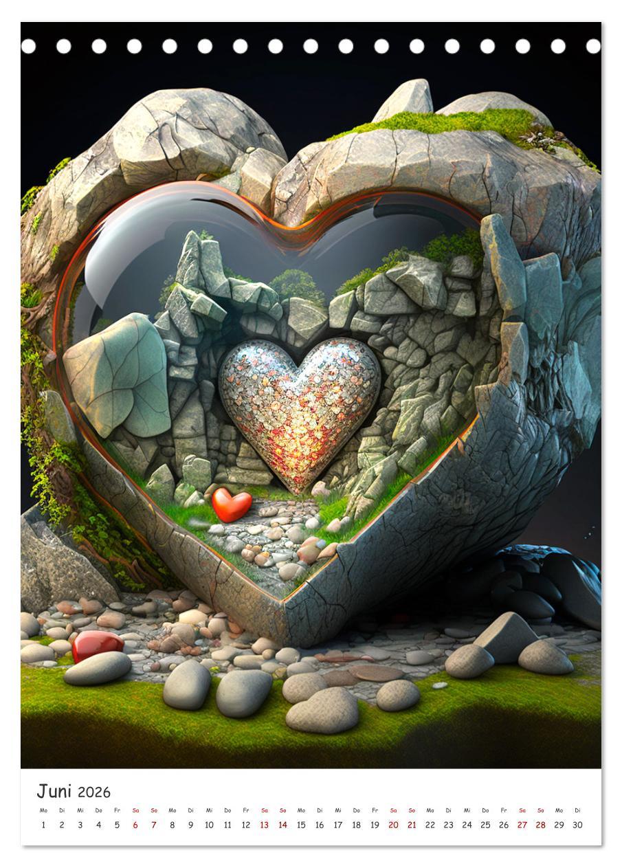 Beispielinhalt (Bild) Deutsche Märchen (Tischkalender 2026 DIN A5 hoch), CALVENDO Monatskalender