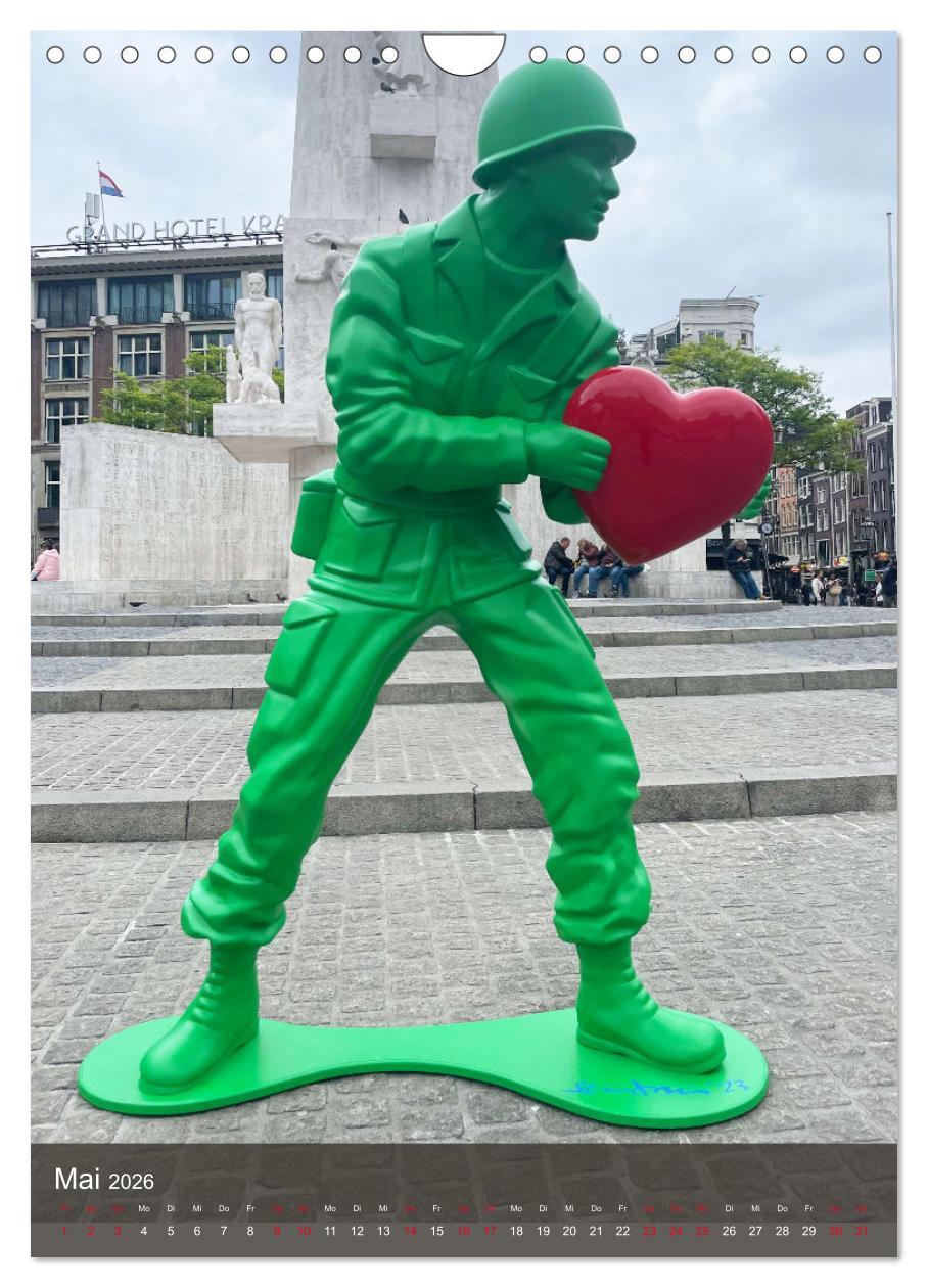 Beispielinhalt (Bild) Schönes Amsterdam (Wandkalender 2026 DIN A4 hoch), CALVENDO Monatskalender