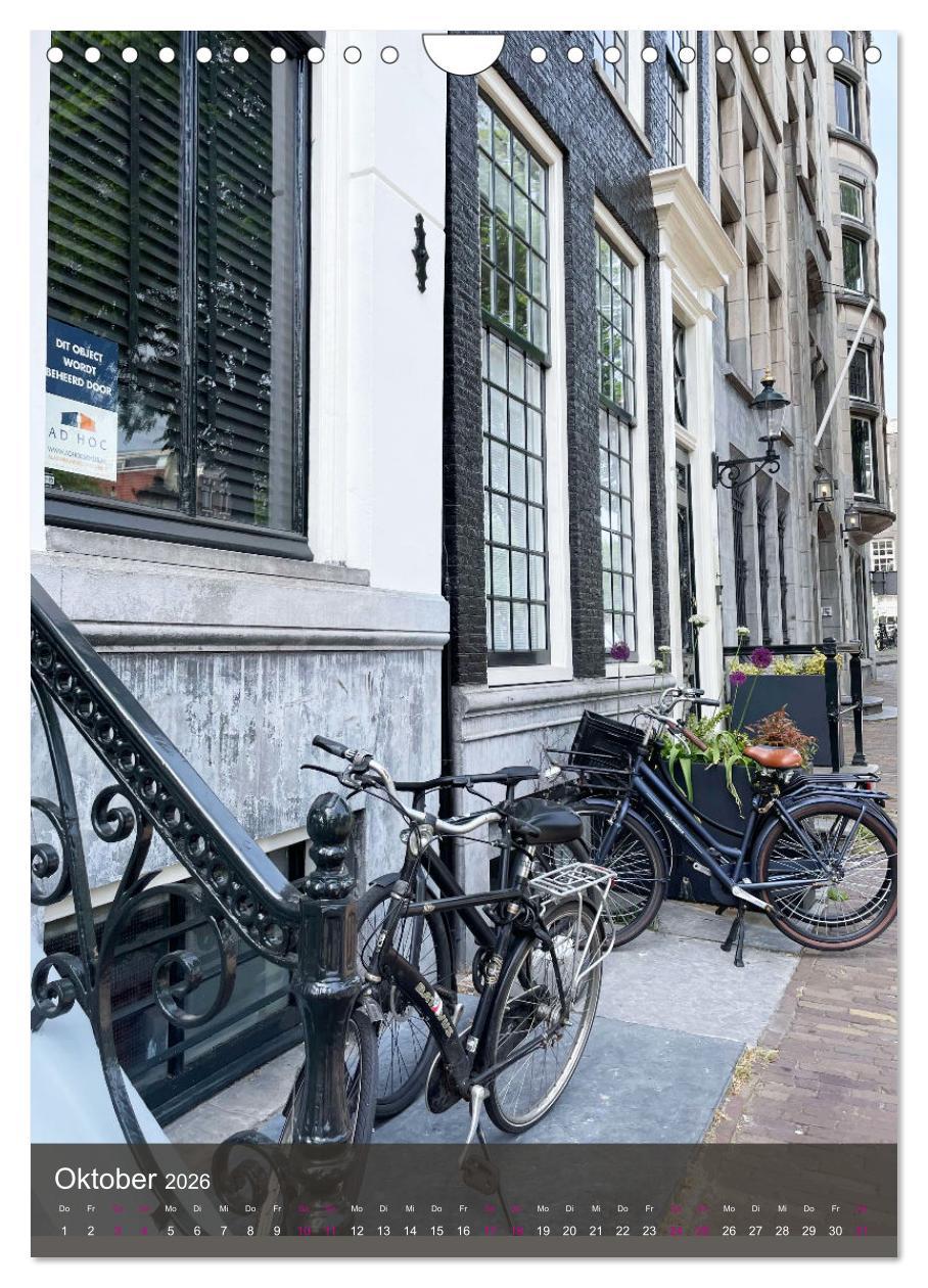 Beispielinhalt (Bild) Schönes Amsterdam (Wandkalender 2026 DIN A4 hoch), CALVENDO Monatskalender