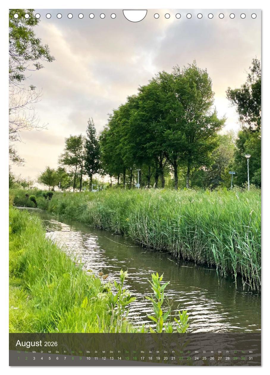 Beispielinhalt (Bild) Schönes Amsterdam (Wandkalender 2026 DIN A4 hoch), CALVENDO Monatskalender