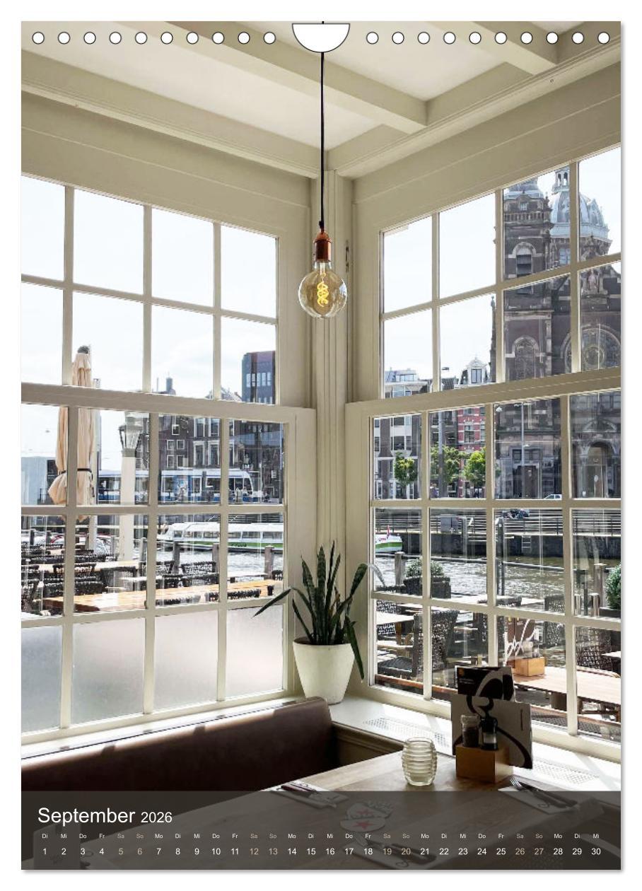 Beispielinhalt (Bild) Schönes Amsterdam (Wandkalender 2026 DIN A4 hoch), CALVENDO Monatskalender
