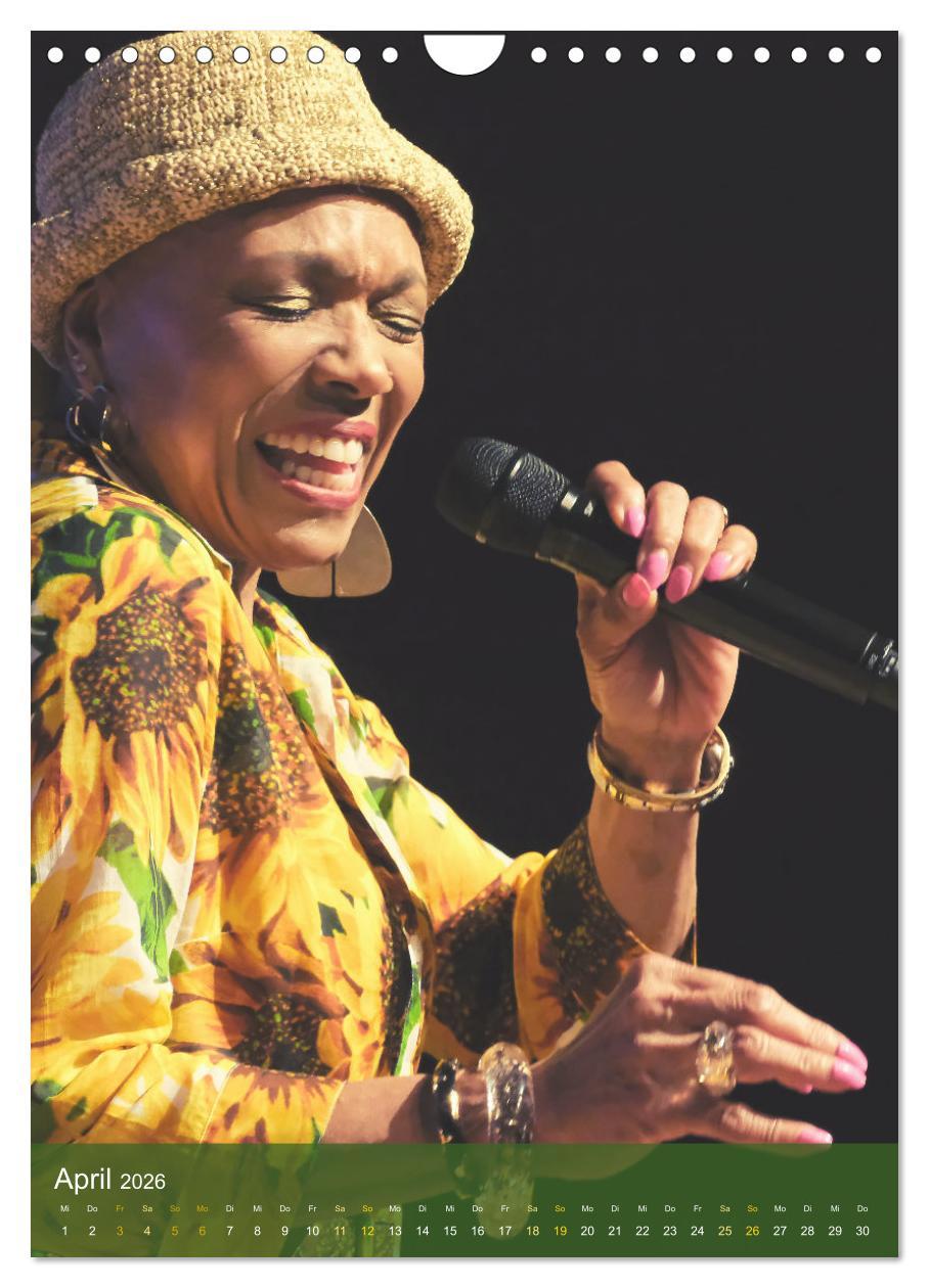 Beispielinhalt (Bild) Jazz and more in Weimar (Wandkalender 2026 DIN A4 hoch), CALVENDO Monatskalender