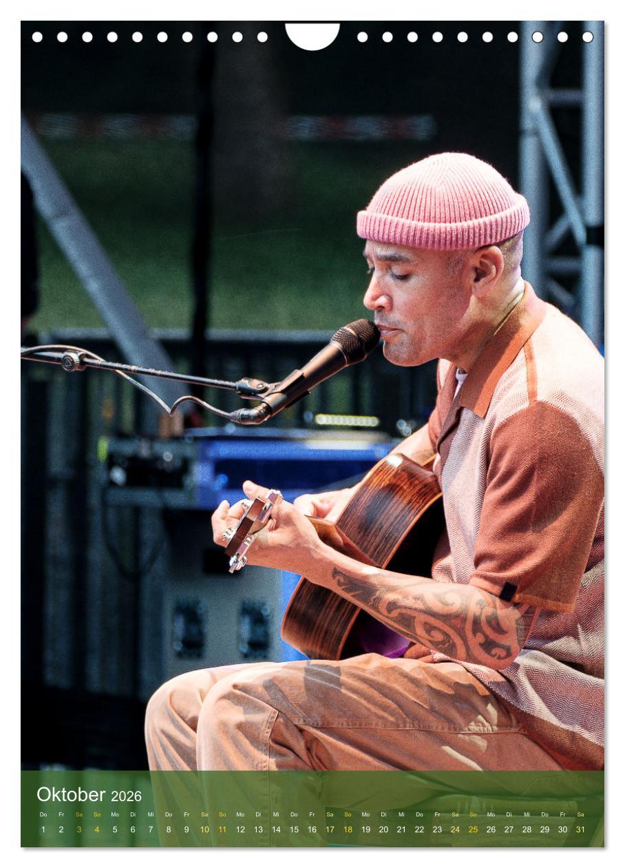 Beispielinhalt (Bild) Jazz and more in Weimar (Wandkalender 2026 DIN A4 hoch), CALVENDO Monatskalender