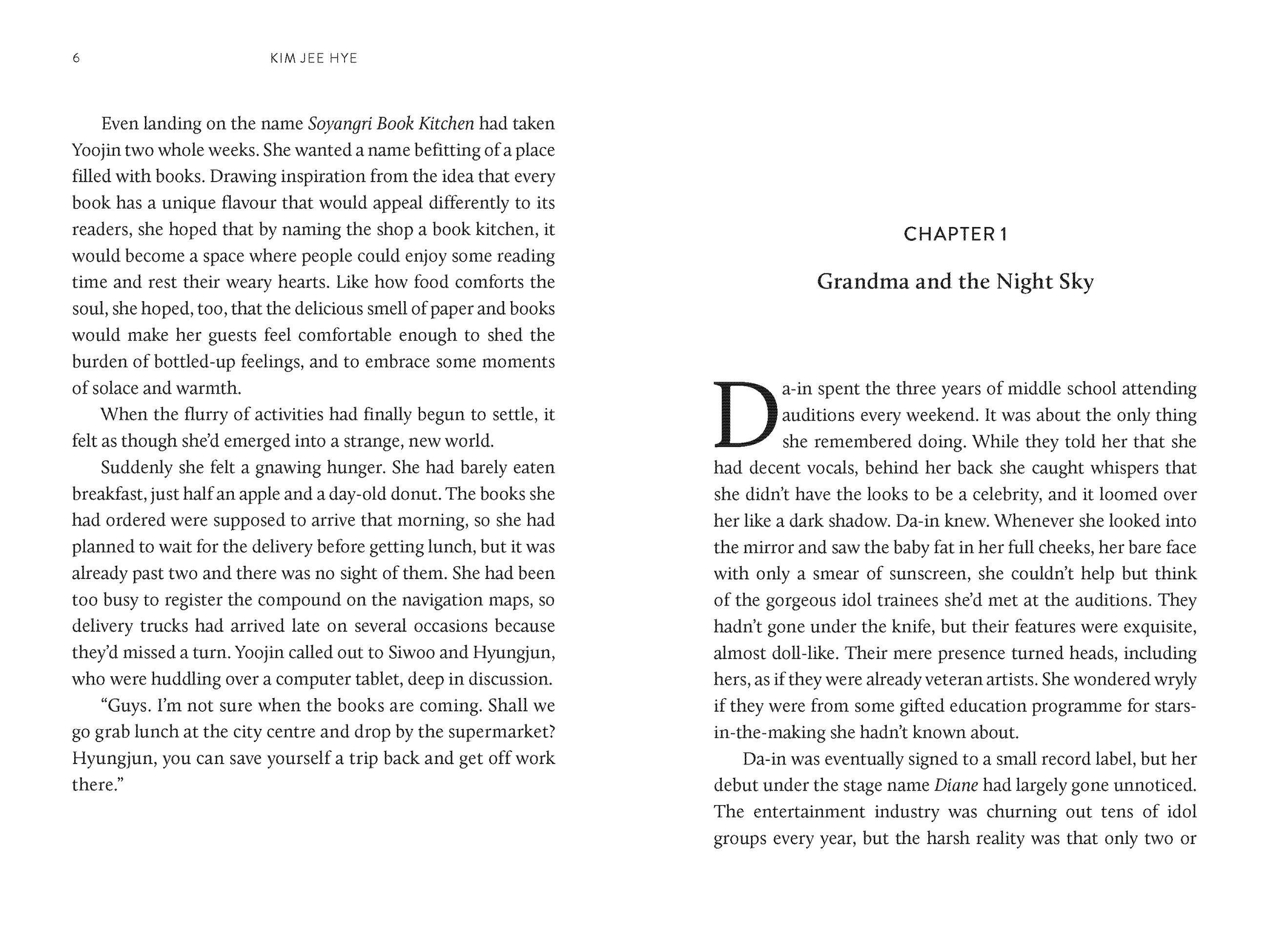 Beispielinhalt (Bild) Soyangri Book Kitchen