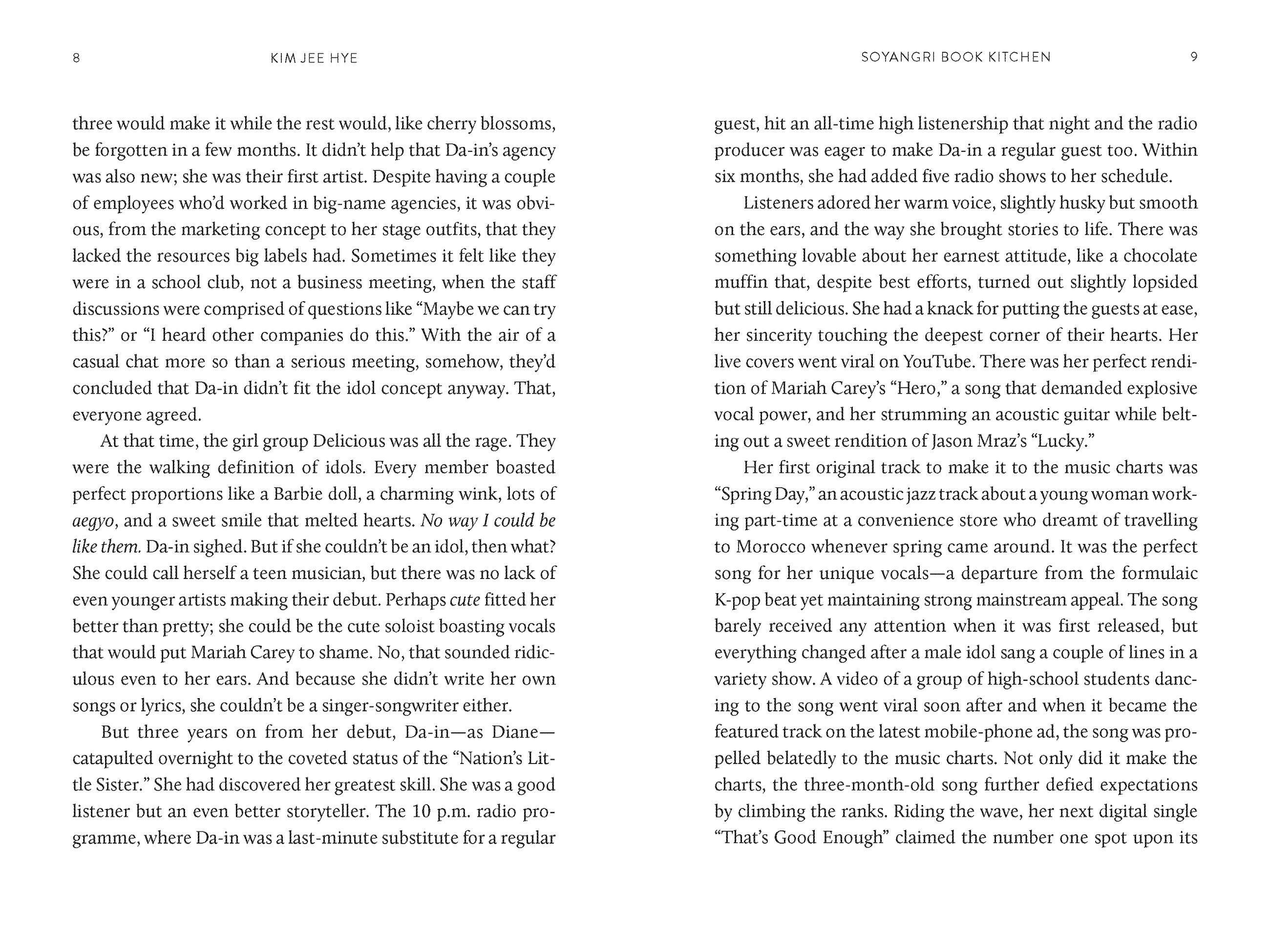 Beispielinhalt (Bild) Soyangri Book Kitchen