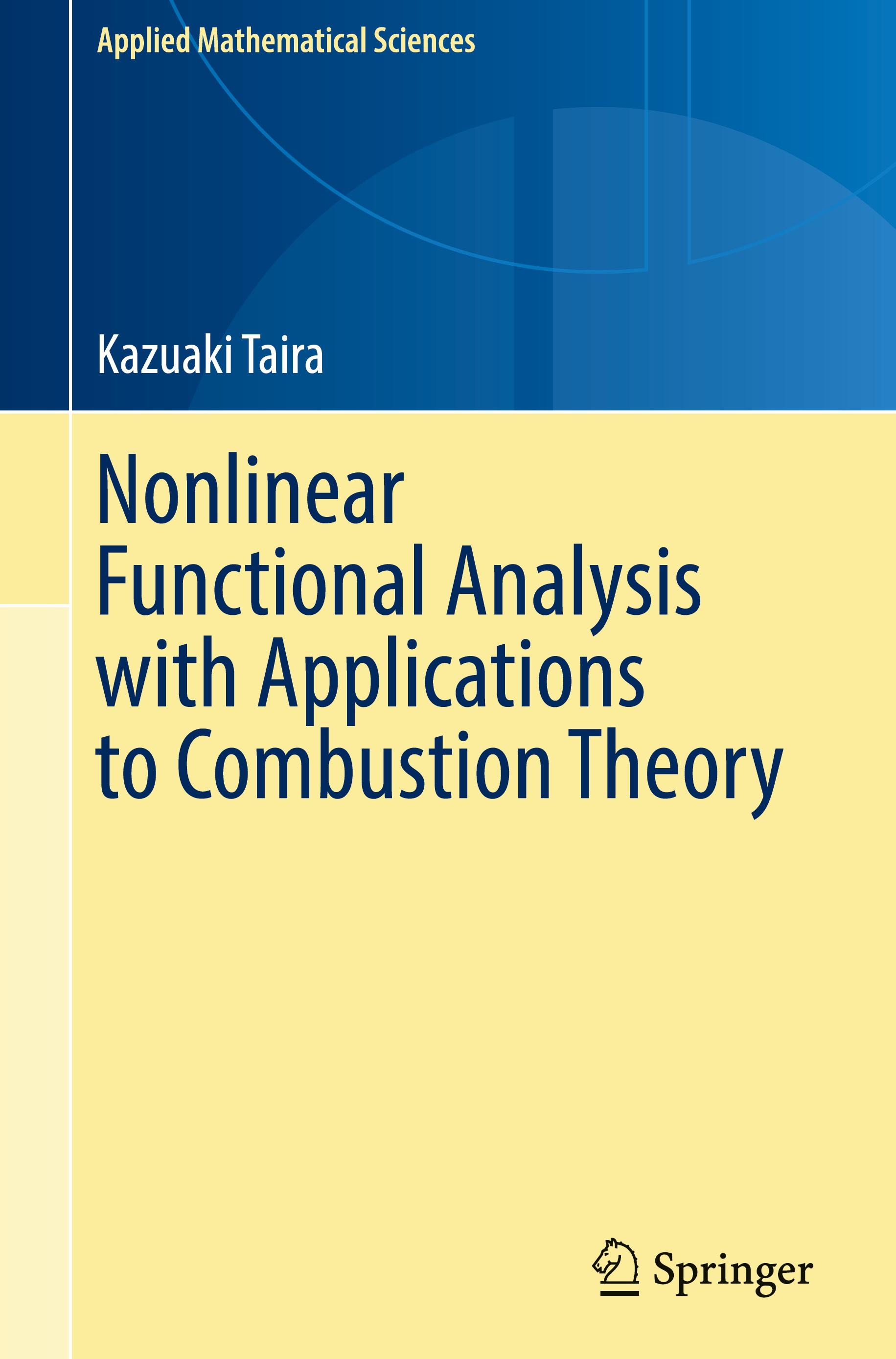 Vorderes Coverbild Nonlinear Functional Analysis with Applications to Combustion Theory