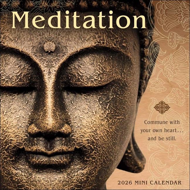 Vorderes Coverbild Meditation 2026 Mini Wall Calendar