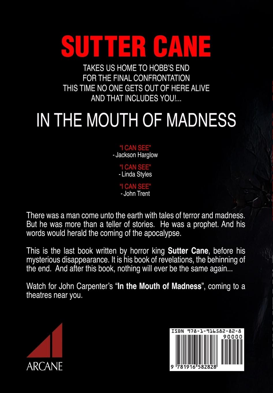 Rückseitencover In The Mouth of Madness