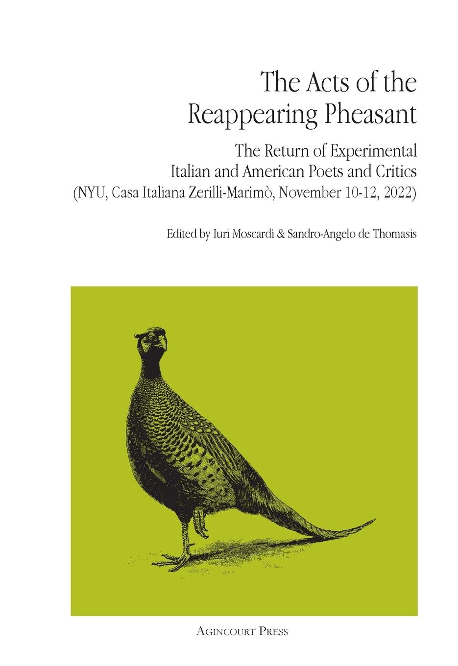 Vorderes Coverbild The Acts of the Reappearing Pheasant
