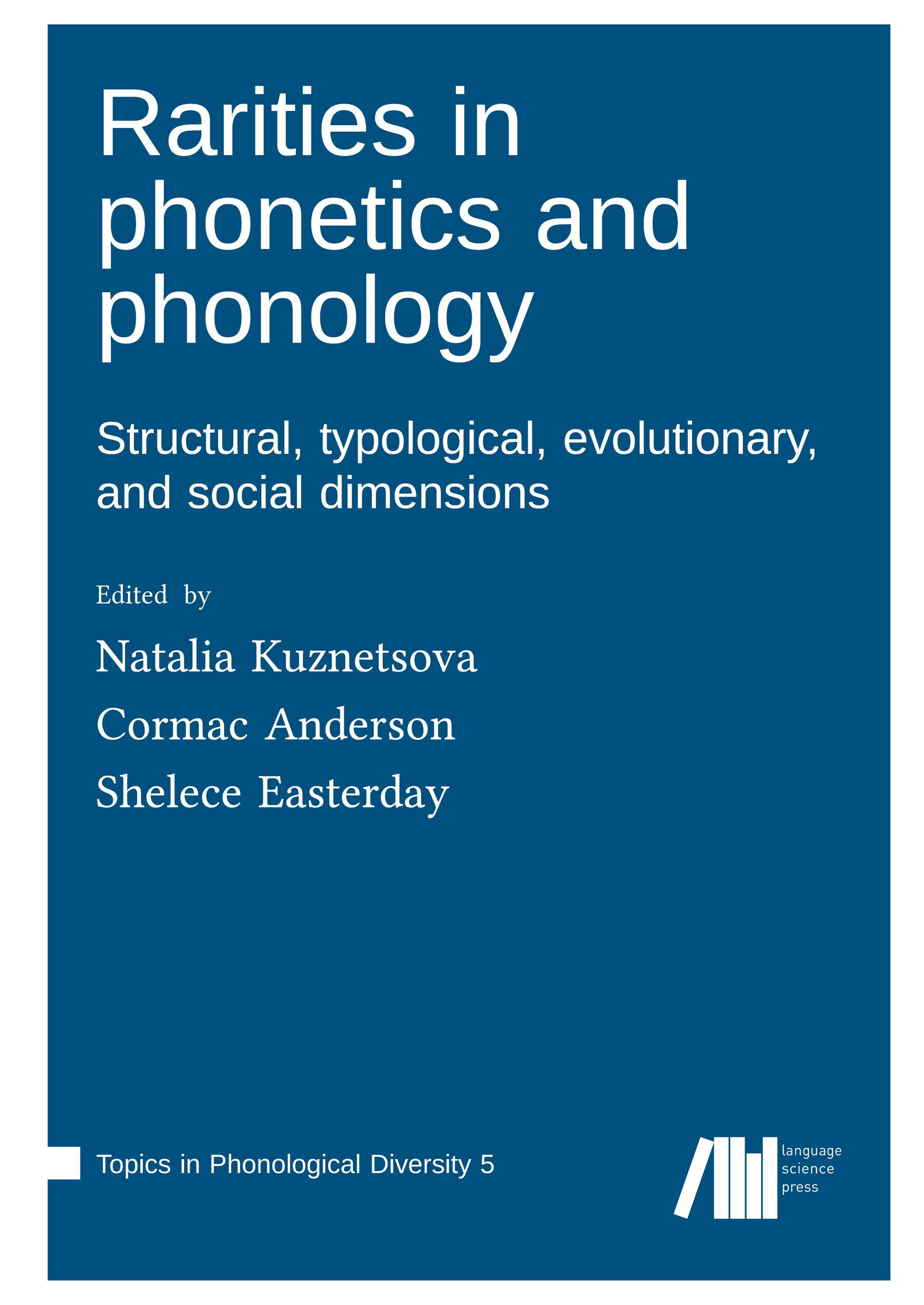 Vorderes Coverbild Rarities in phonetics and phonology