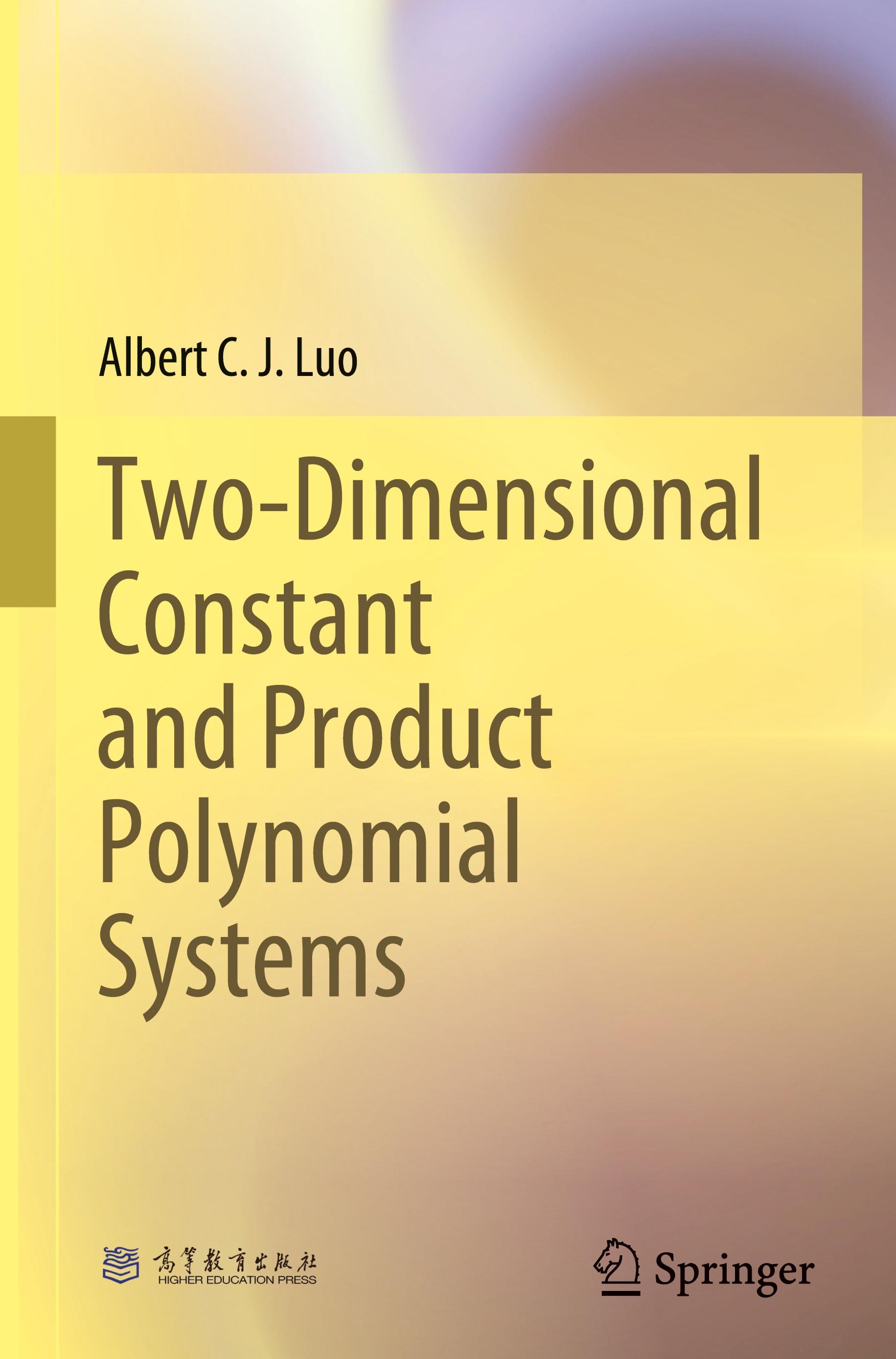 Vorderes Coverbild Two-Dimensional Constant and Product Polynomial Systems