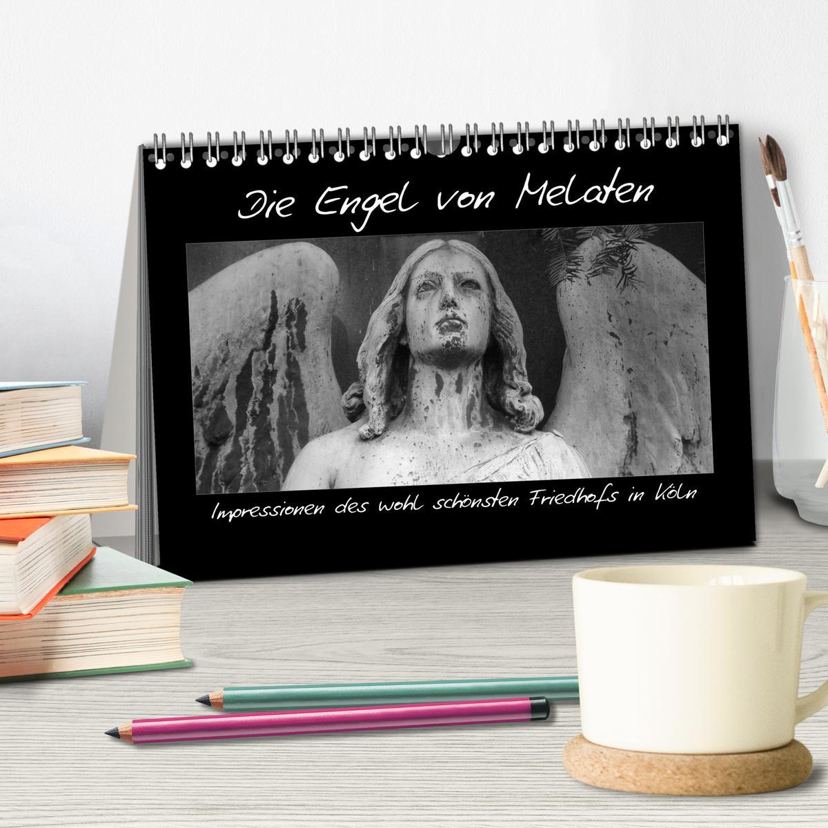 Beispielinhalt (Bild) Die Engel von Melaten (Tischkalender 2026 DIN A5 quer), CALVENDO Monatskalender