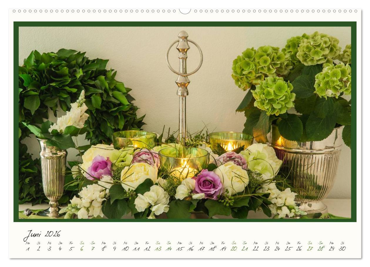 Beispielinhalt (Bild) Raum für Blumen (Wandkalender 2026 DIN A2 quer), CALVENDO Monatskalender