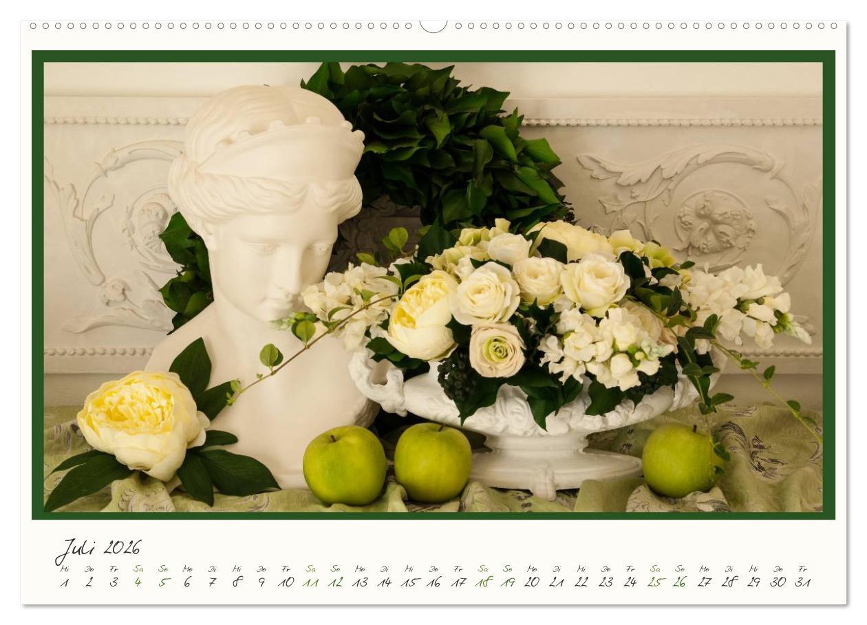 Beispielinhalt (Bild) Raum für Blumen (Wandkalender 2026 DIN A2 quer), CALVENDO Monatskalender