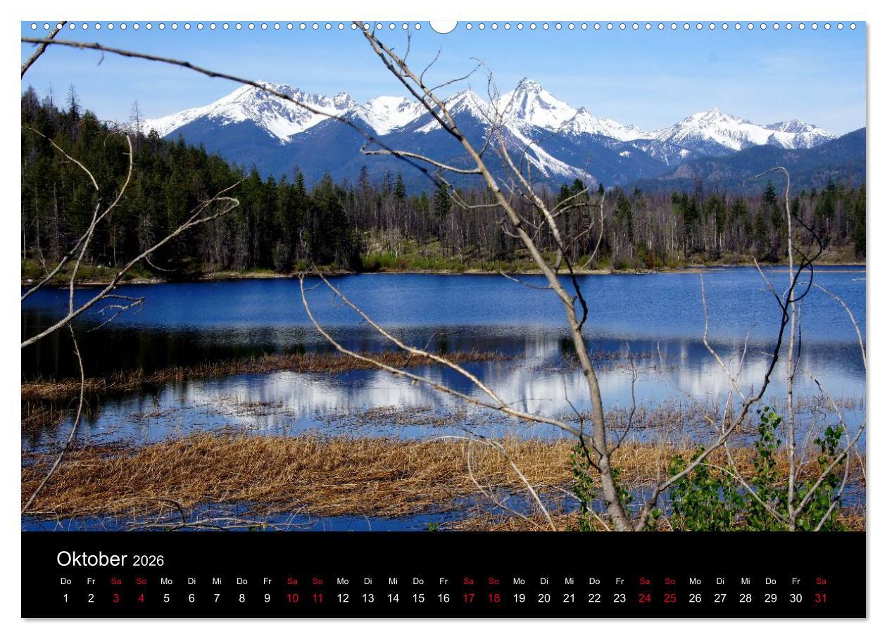 Beispielinhalt (Bild) Natur von ihrer schönsten Seite 2026 (Wandkalender 2026 DIN A2 quer), CALVENDO Monatskalender
