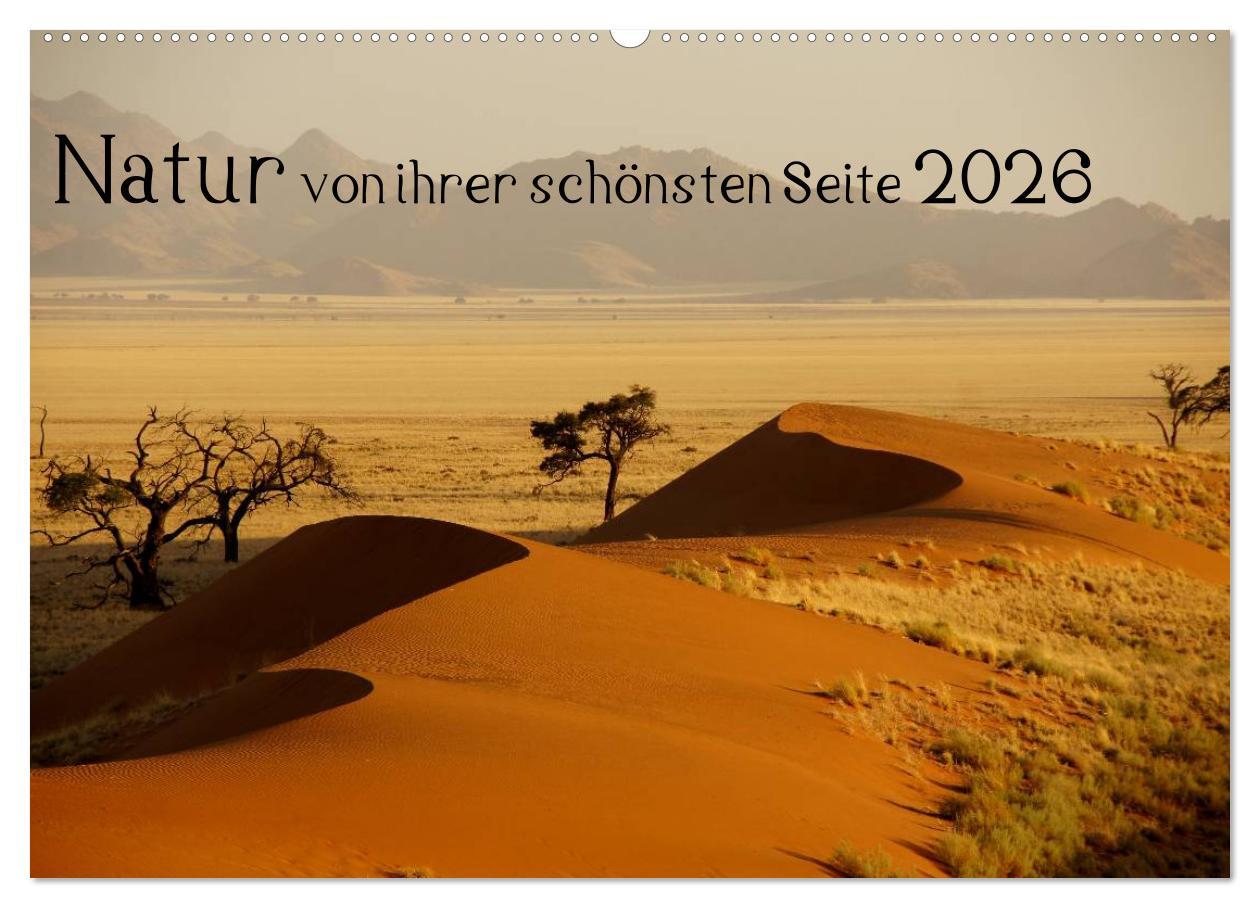 Vorderes Coverbild Natur von ihrer schönsten Seite 2026 (Wandkalender 2026 DIN A2 quer), CALVENDO Monatskalender
