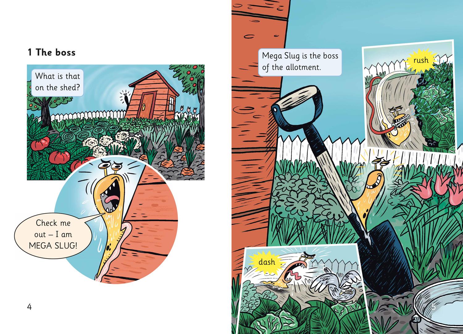 Beispielinhalt (Bild) Mega Slug and Big Dash