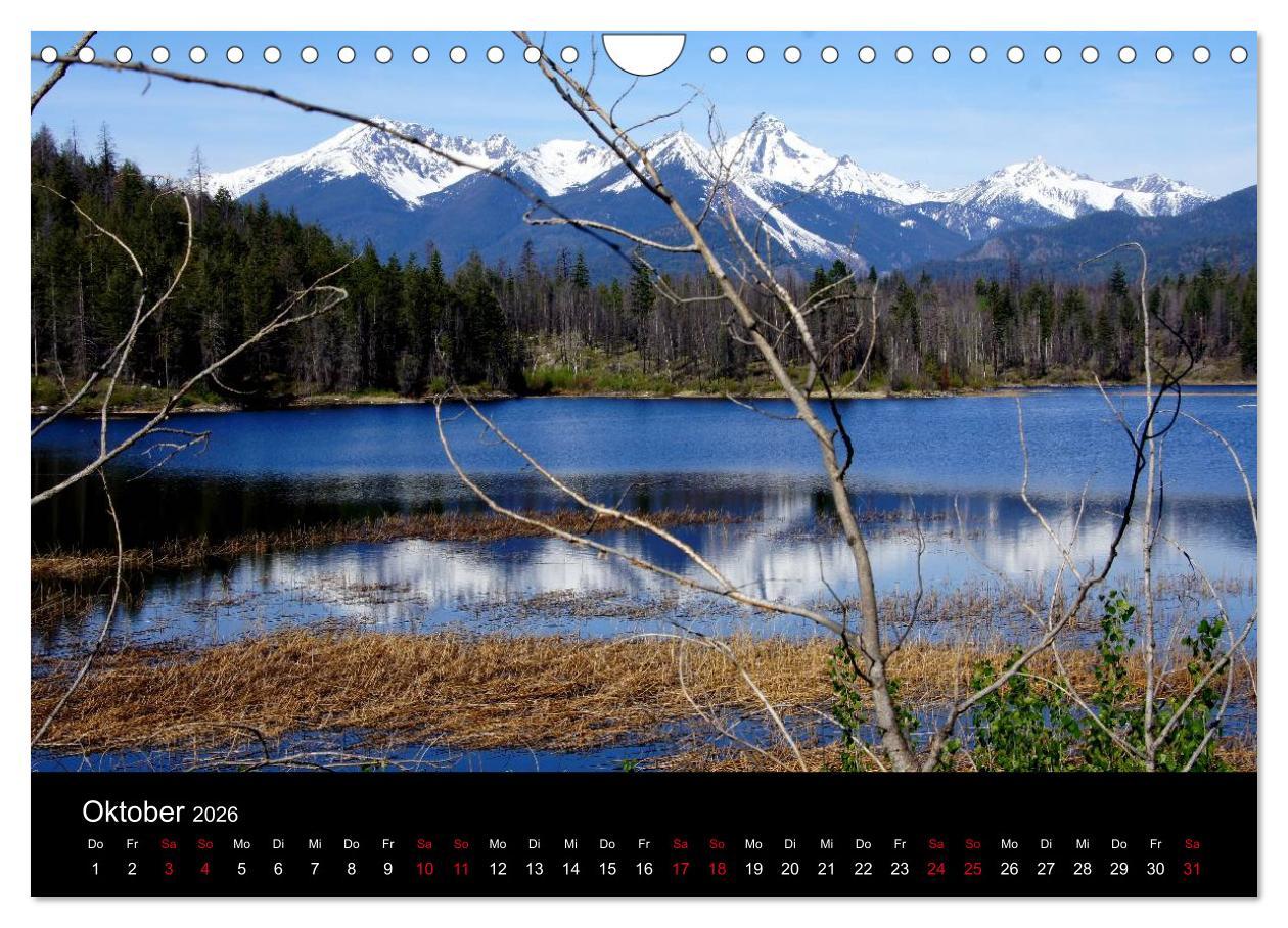 Beispielinhalt (Bild) Natur von ihrer schönsten Seite 2026 (Wandkalender 2026 DIN A4 quer), CALVENDO Monatskalender