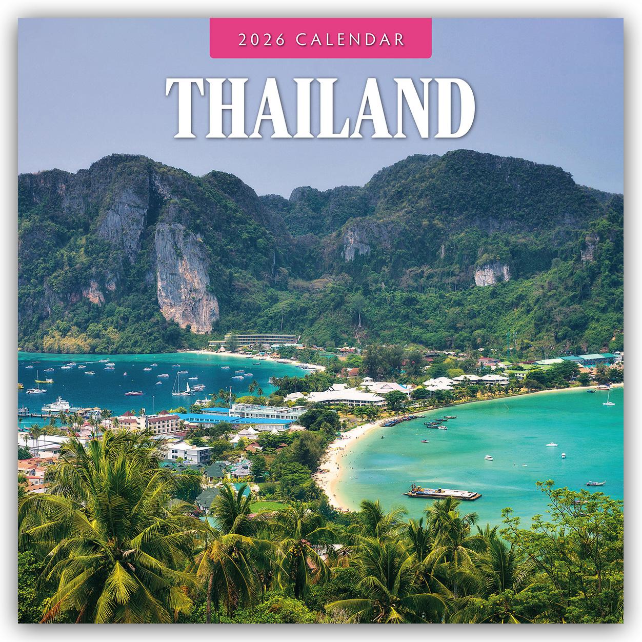 Vorderes Coverbild Thailand 2026 - 16-Monatskalender
