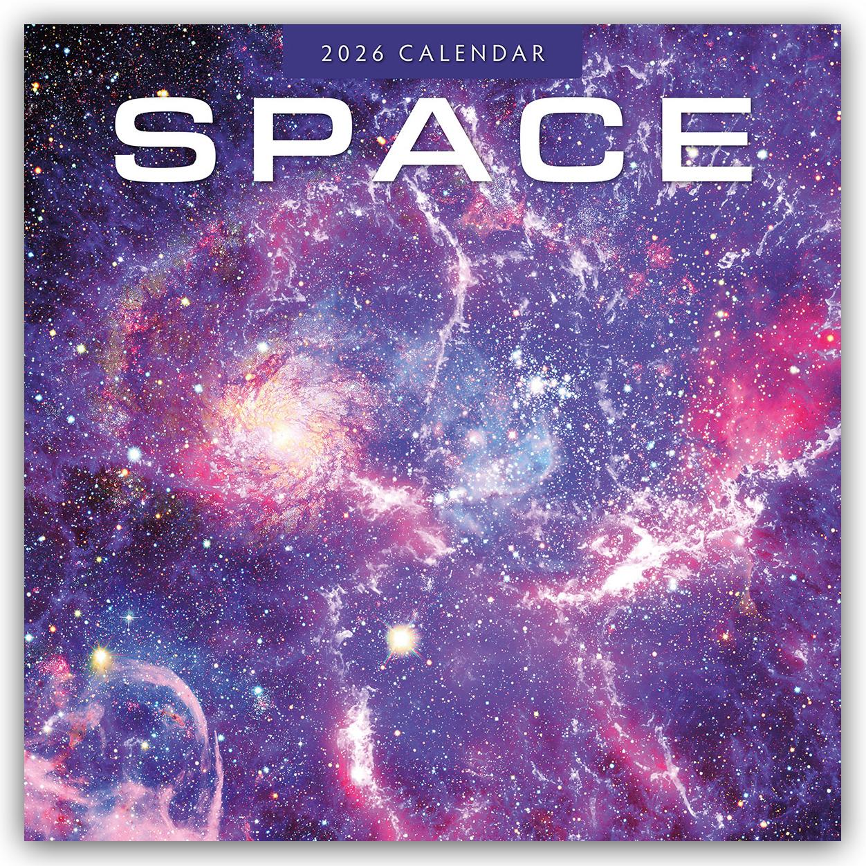 Vorderes Coverbild Space - Faszinierendes Weltall 2026 - 16-Monatskalender