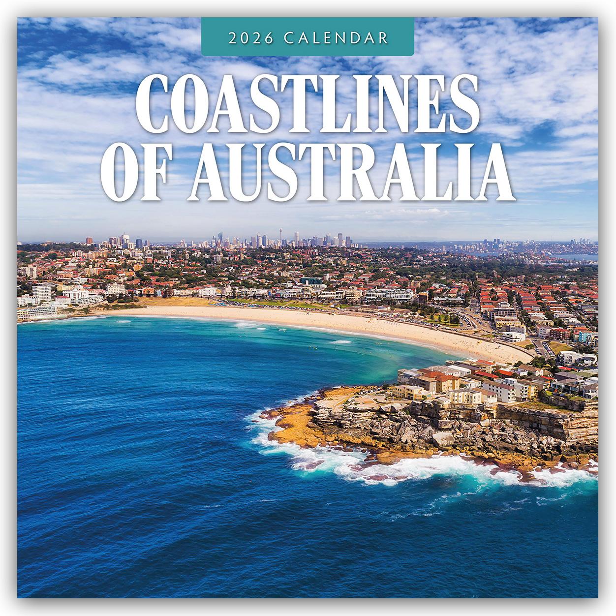 Vorderes Coverbild Coastlines of Australia - Australische Küste 2026 - 16-Monatskalender