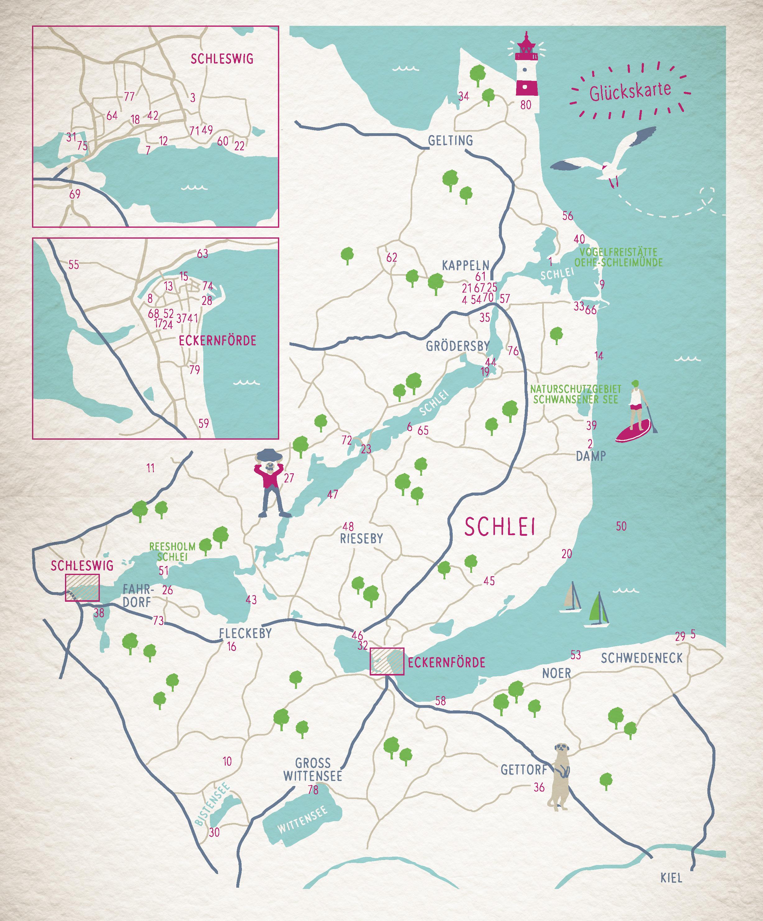 Beispielinhalt (Bild) Glücksorte an der Schlei & Eckernförder Bucht