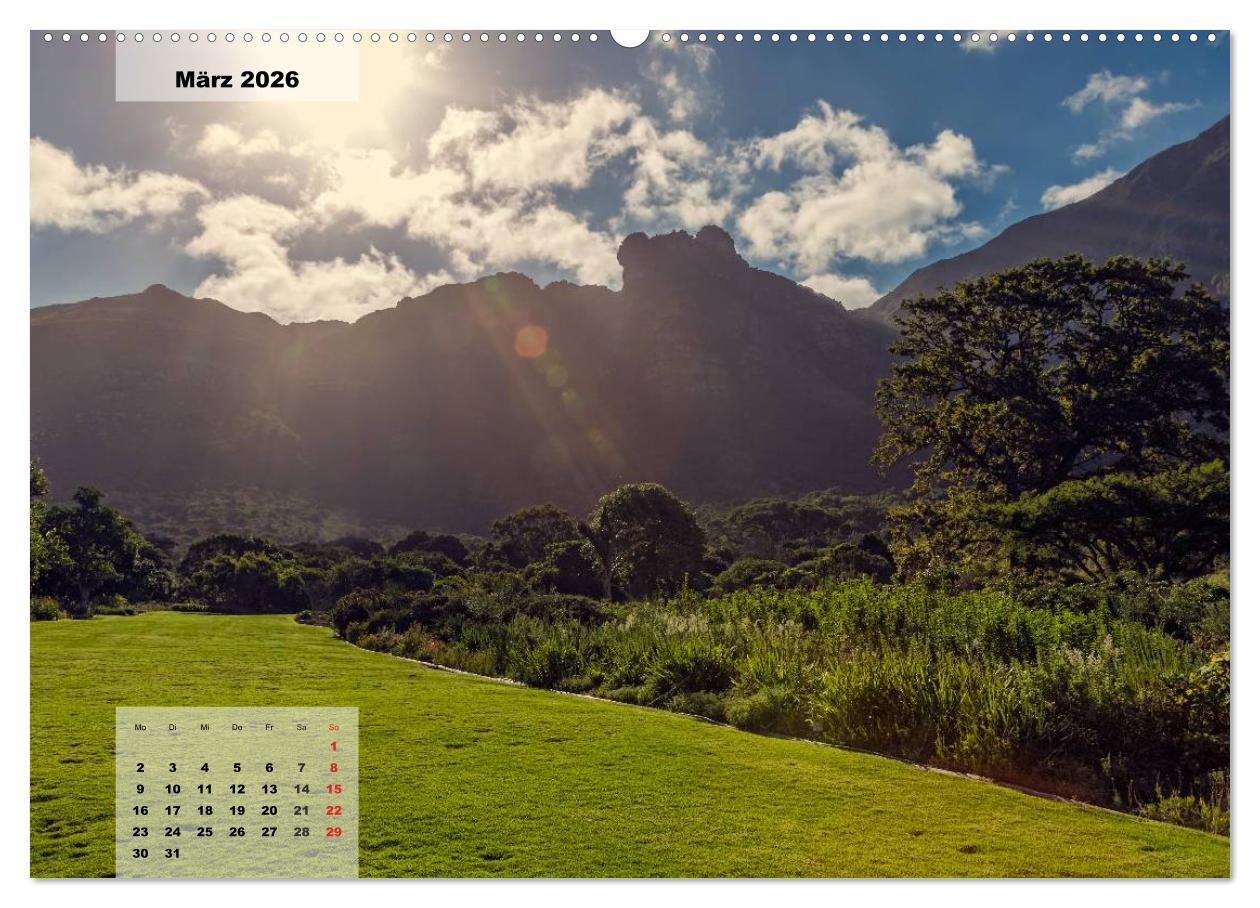 Beispielinhalt (Bild) Südafrika entdecken (Wandkalender 2026 DIN A2 quer), CALVENDO Monatskalender