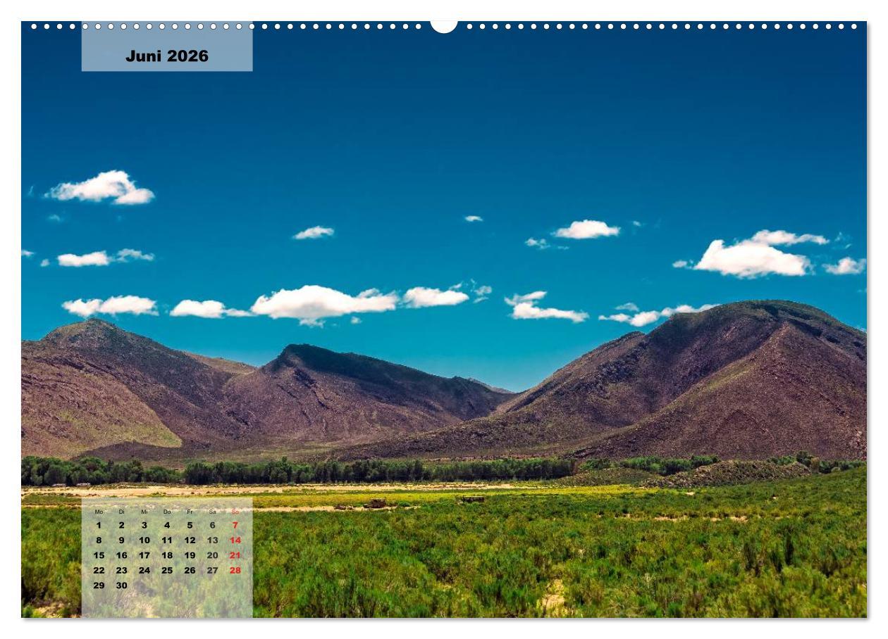Beispielinhalt (Bild) Südafrika entdecken (Wandkalender 2026 DIN A2 quer), CALVENDO Monatskalender